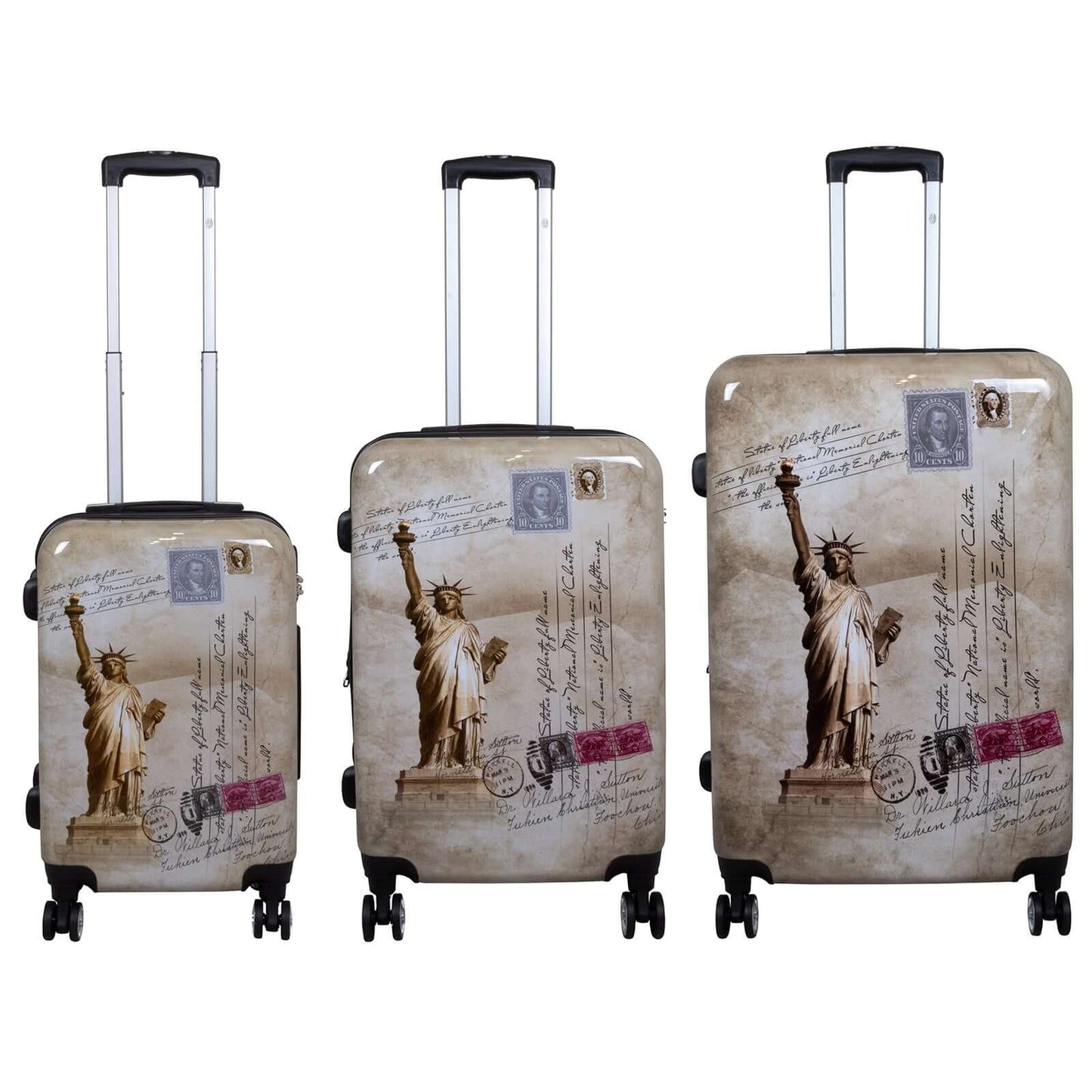 Polycarbonat Motivkofferset 3tlg New York