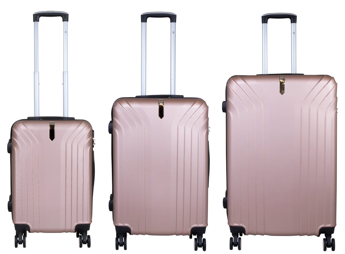 ABS Kofferset 3tlg Palma24 rosegold