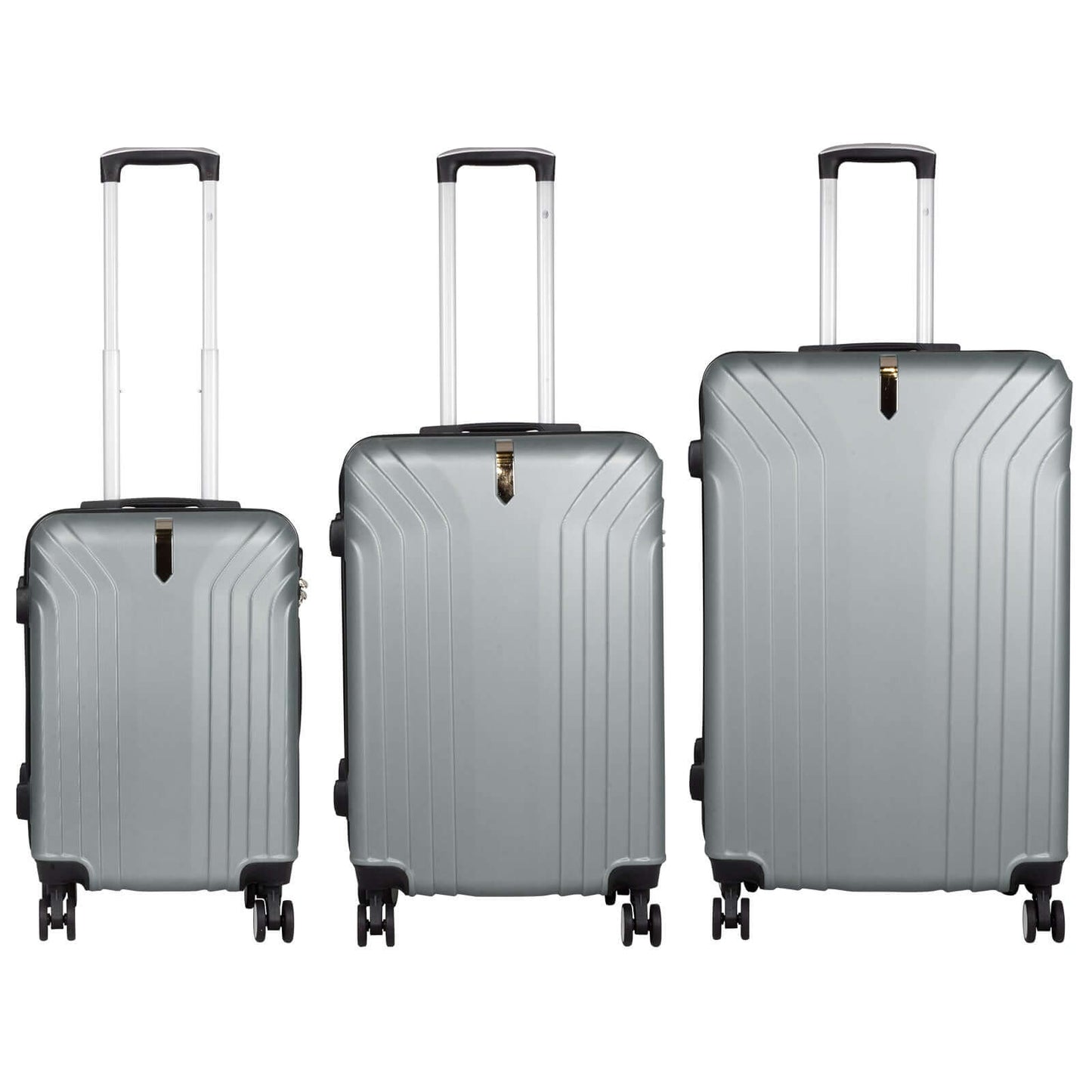 ABS Kofferset 3tlg Palma24 silber