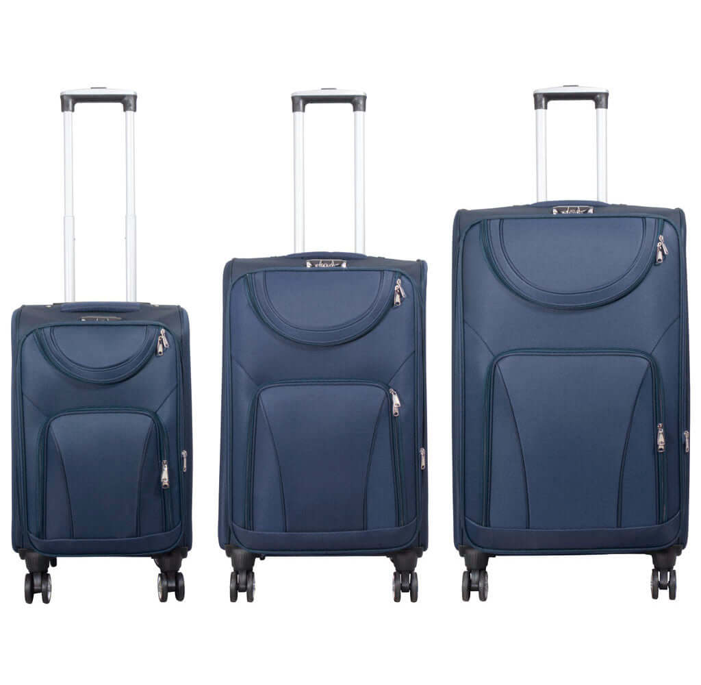 Nylon Kofferset 3tlg Maribor blau