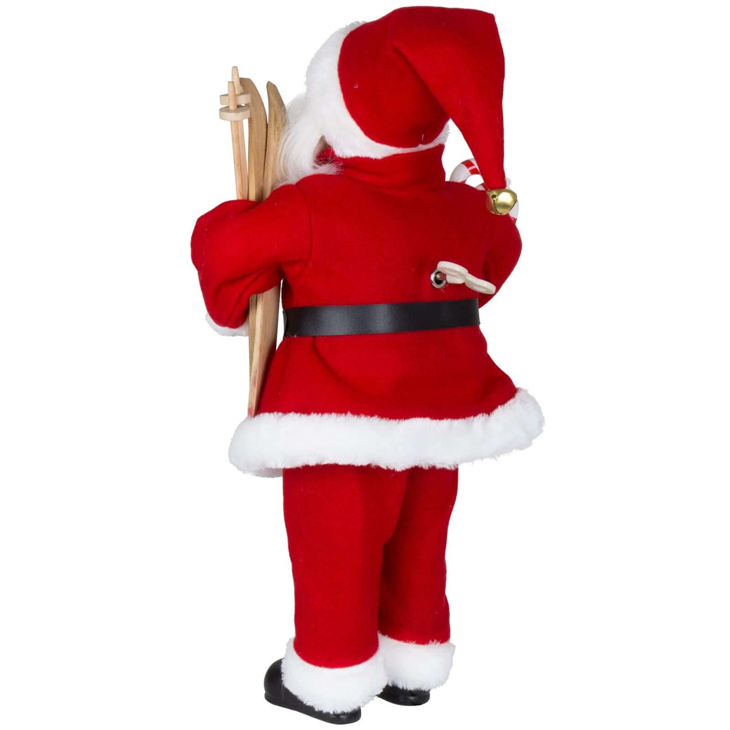 Animierter Weihnachtsmann 45cm mit Spieluhr