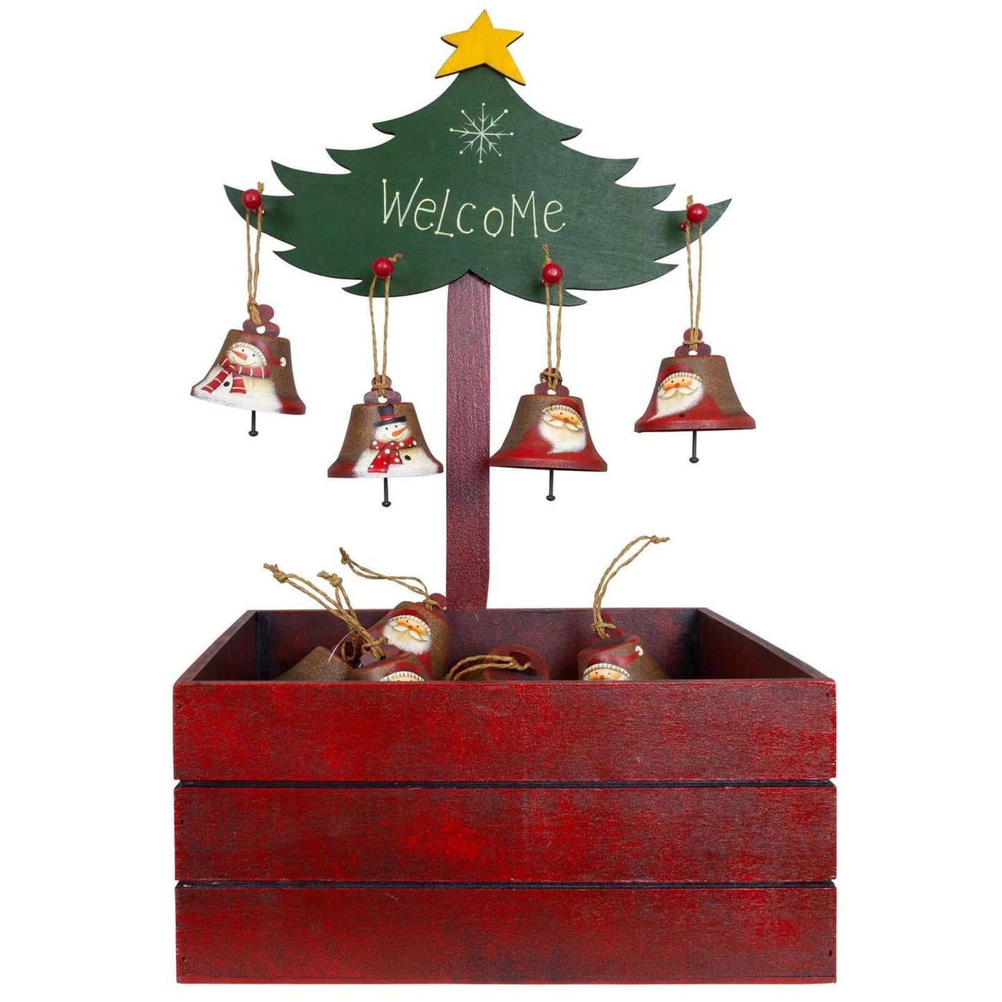 Baumschmuck 7cm 48tlg im Display Metall, 4 Designs