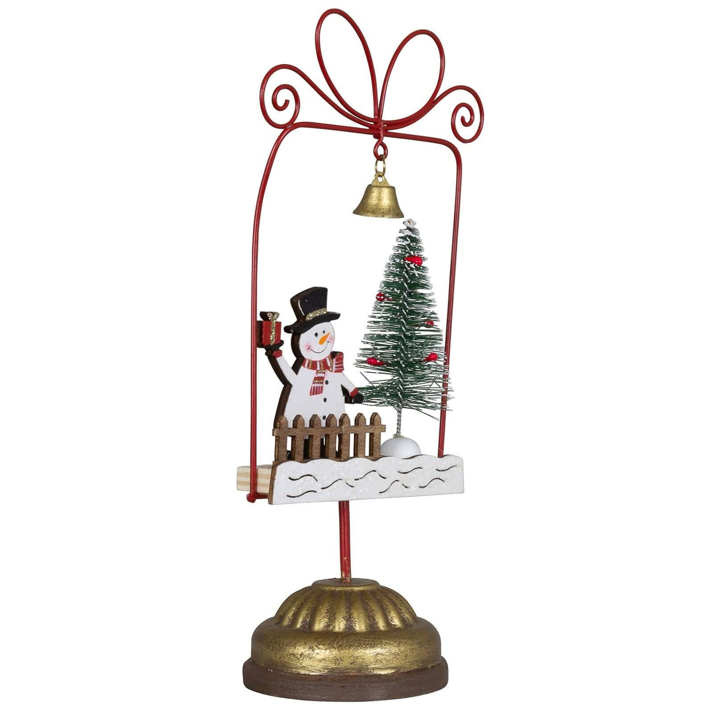 Tischdeko Weihnachten Geschenkpaket 24cm