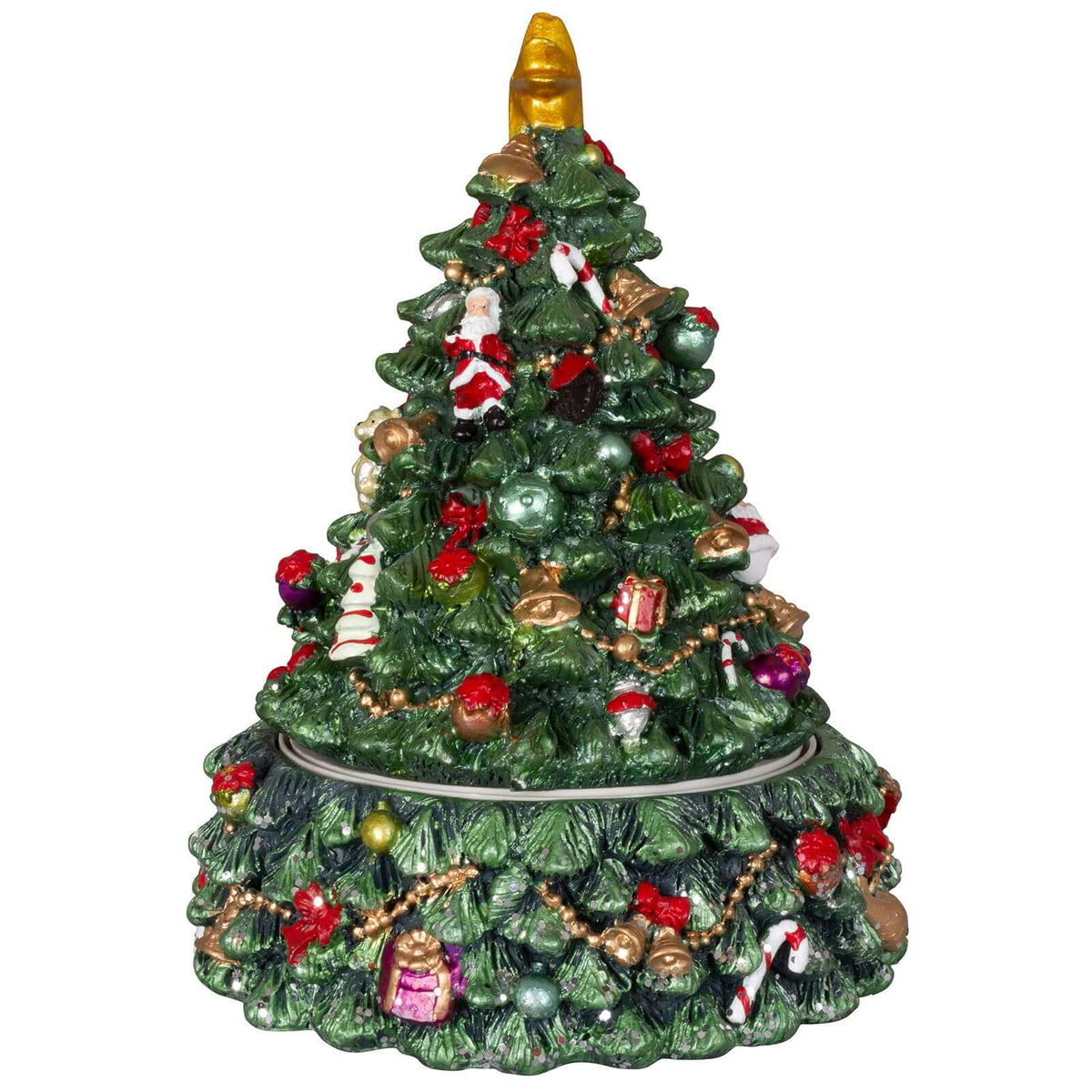 Spieluhr Weihnachtsbaum 15cm, VE-12