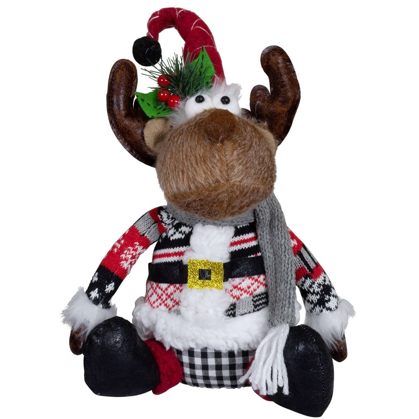 Elch sitzend 29cm(37cm), 2 Designs, VE-24