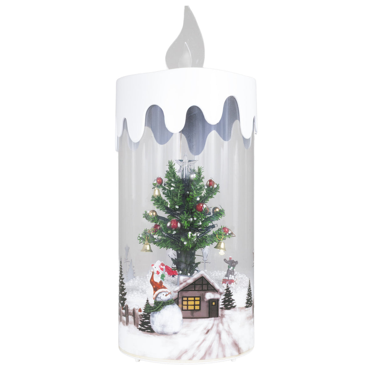 Candela con neve 36cm / VE-6(1)