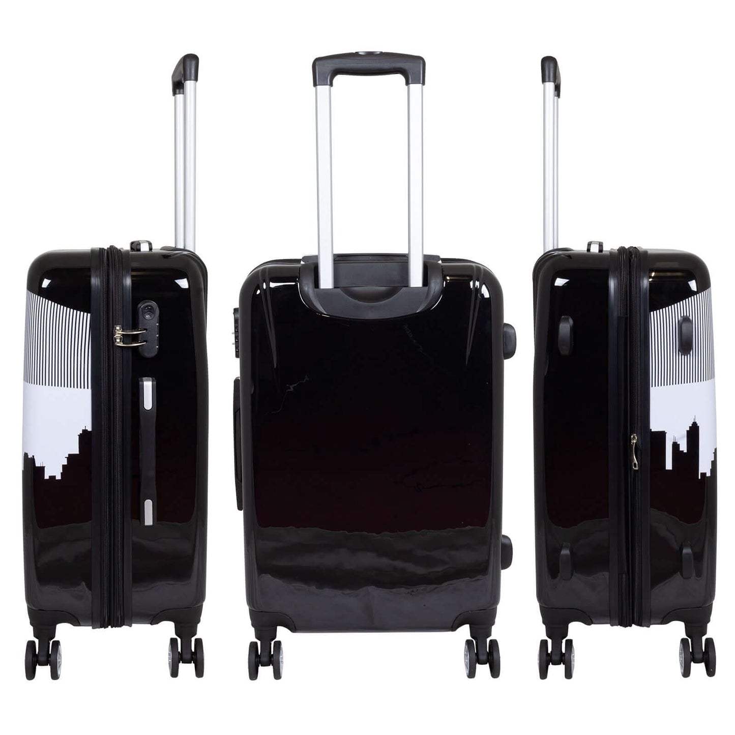 Polycarbonat Motivkofferset 3tlg Manhattan