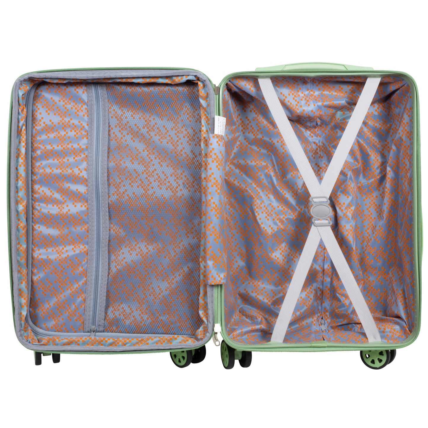 Handgepäck Boarding-Koffer Größe 55cm Hartschale Portofino grün