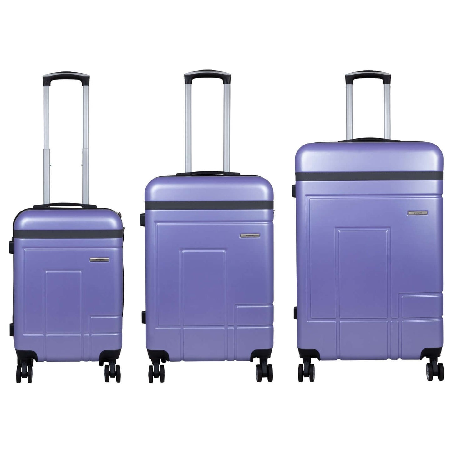 ABS Kofferset 3tlg Genf blau