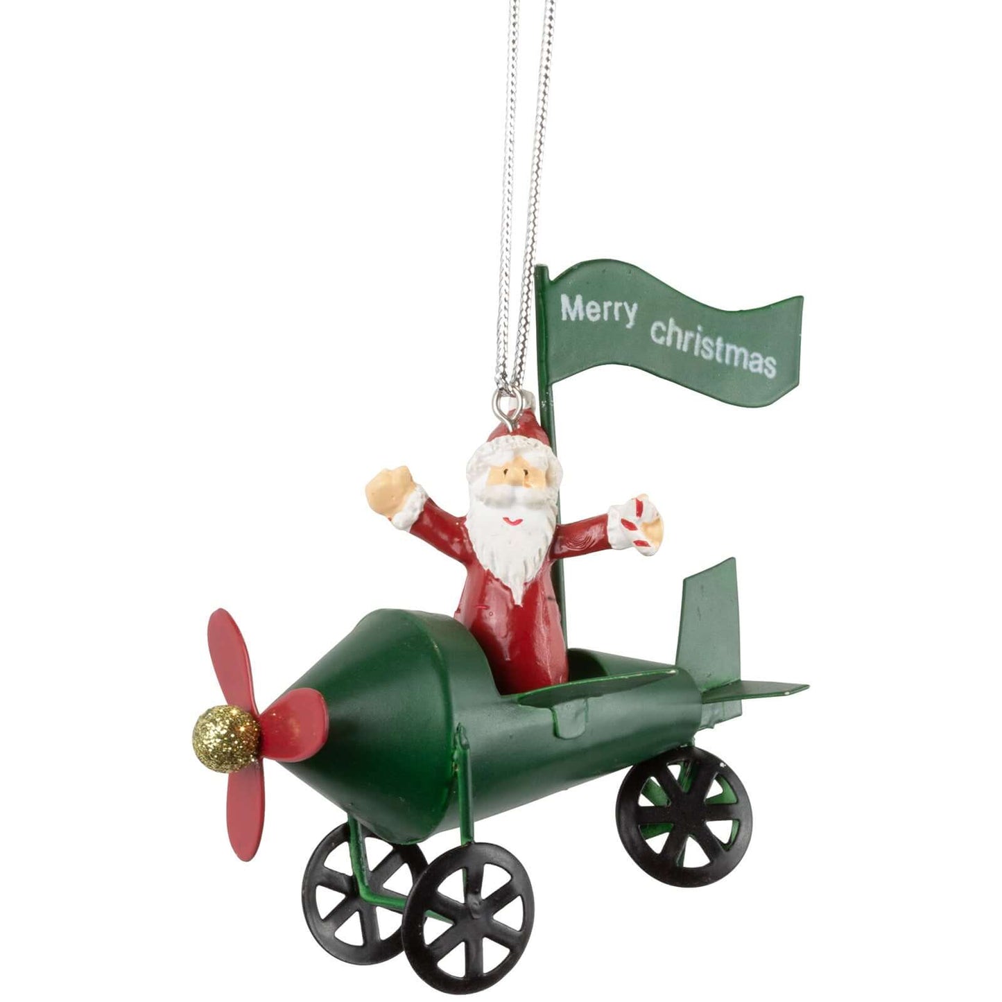 Baumschmuck 10cm, Metall, 3 Designs, VE-144(24)