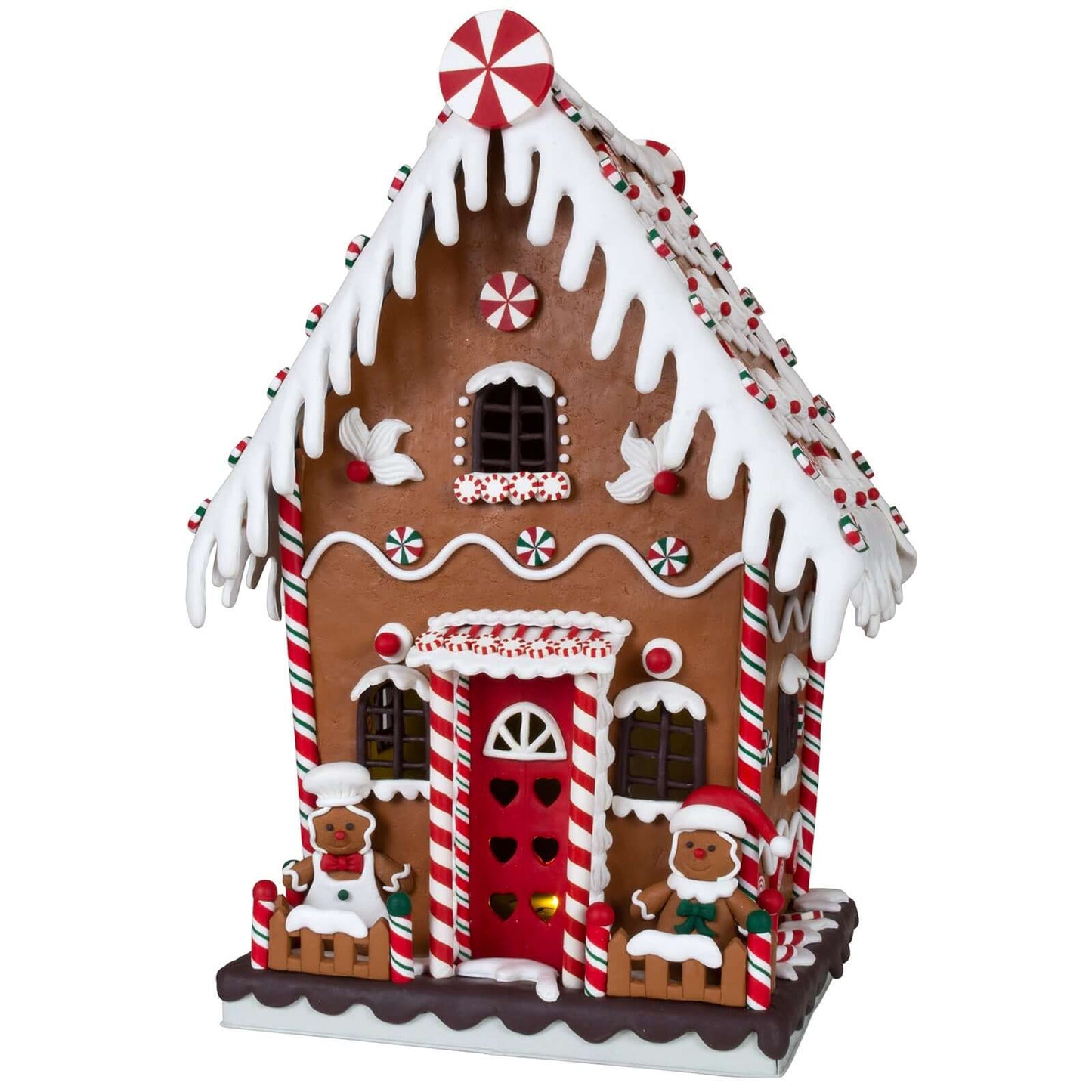 LED Lebkuchenhaus 40cm, Polyclay, VE-1