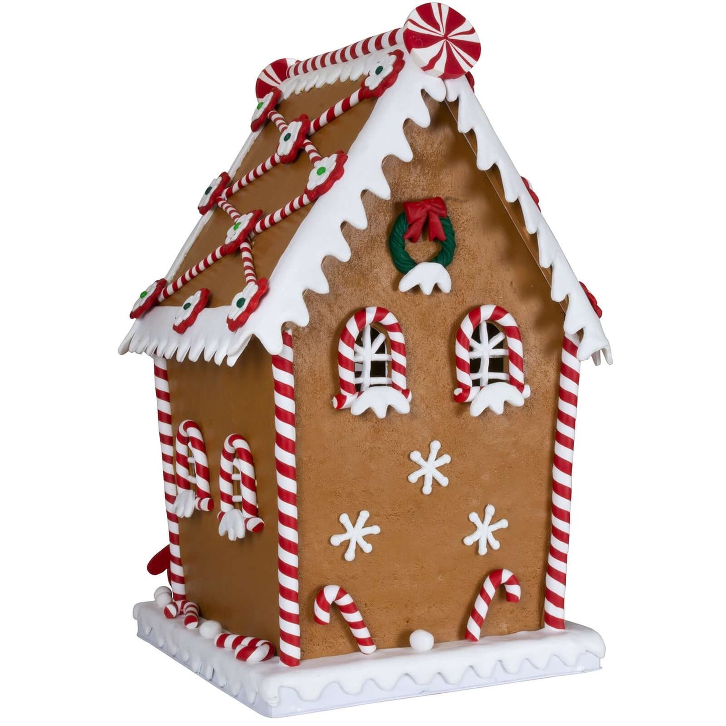 LED Lebkuchenhaus 40cm, Polyclay, VE-1