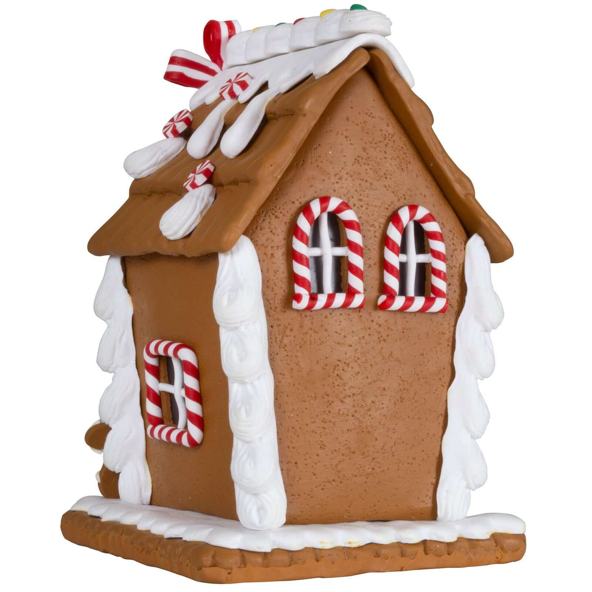 Lebkuchenhaus 14cm, Polyclay, VE-24(2)