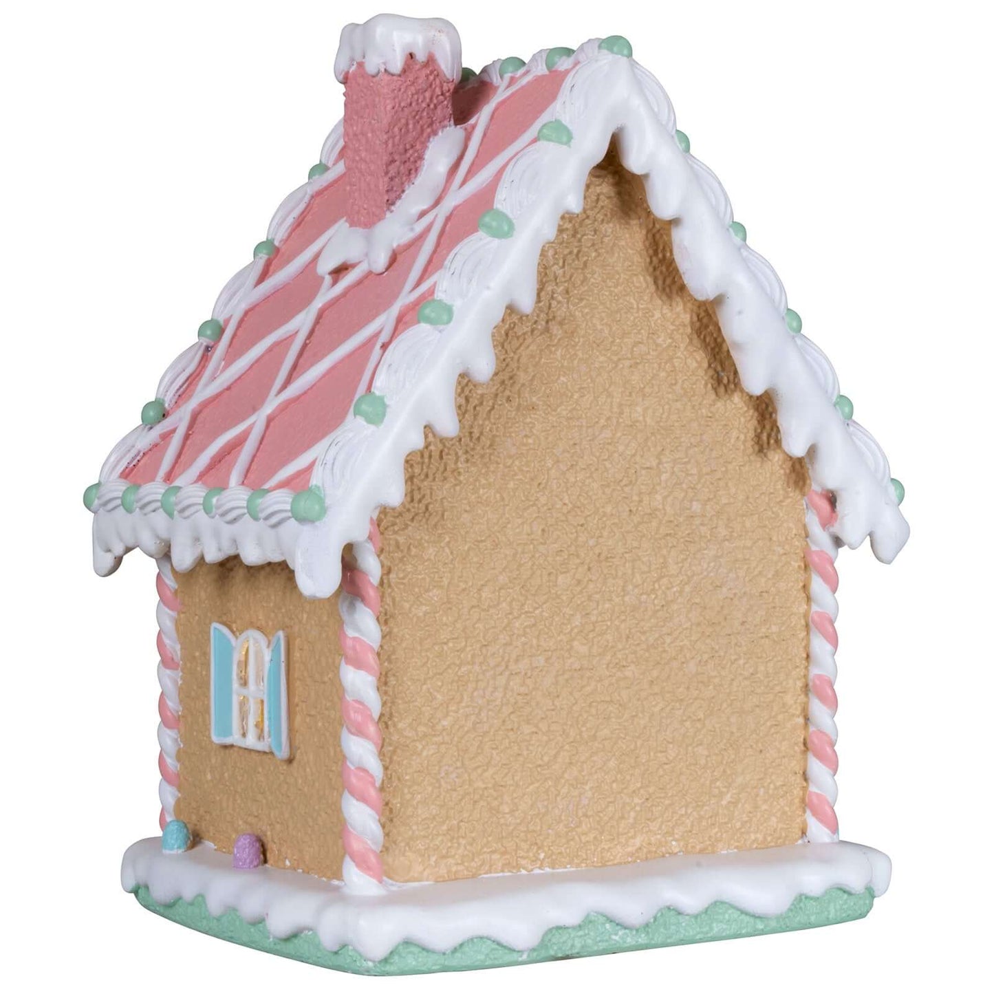 LED Lebkuchenhaus 20x16x25cm, Polyresin, VE-6