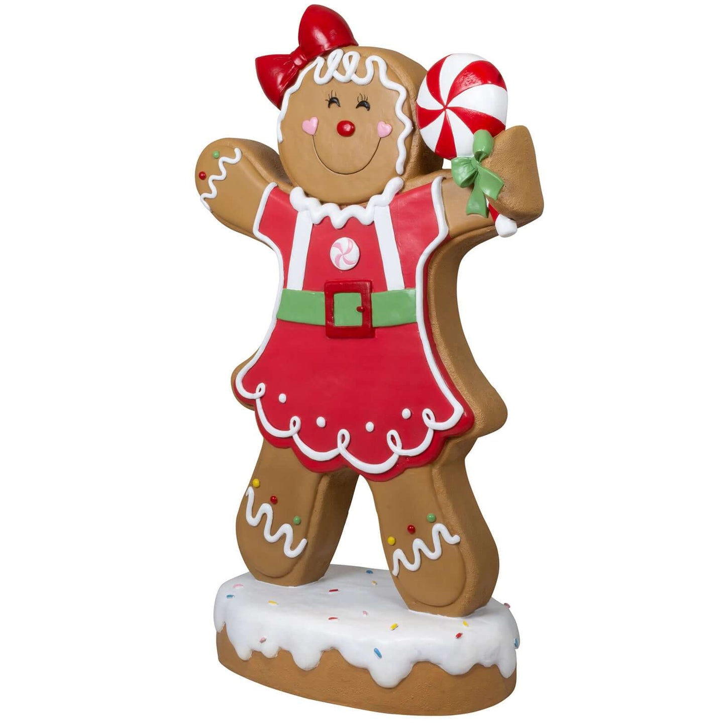 XL Lebkuchenfrau 91cm, Polyresin, VE-1