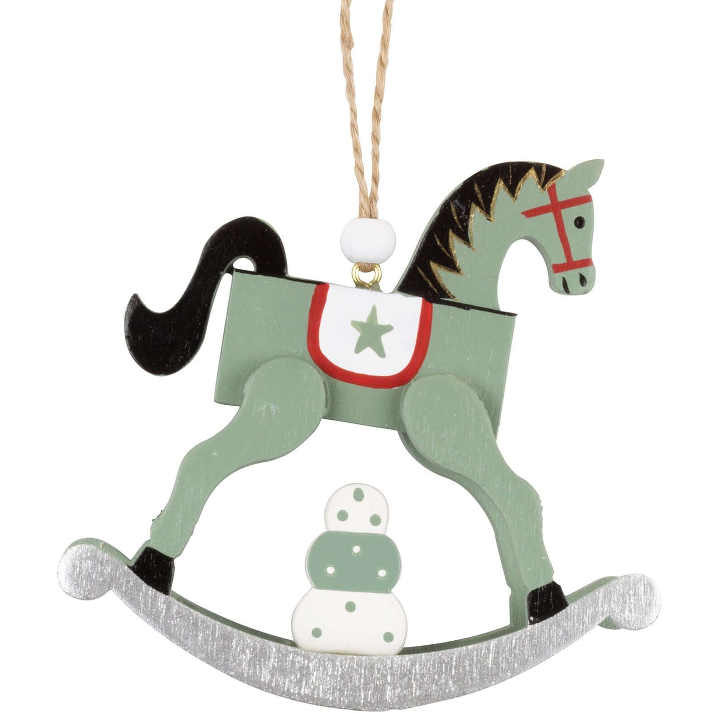 Baumschmuck mit Display 12tlg, Holz, VE-72(12)