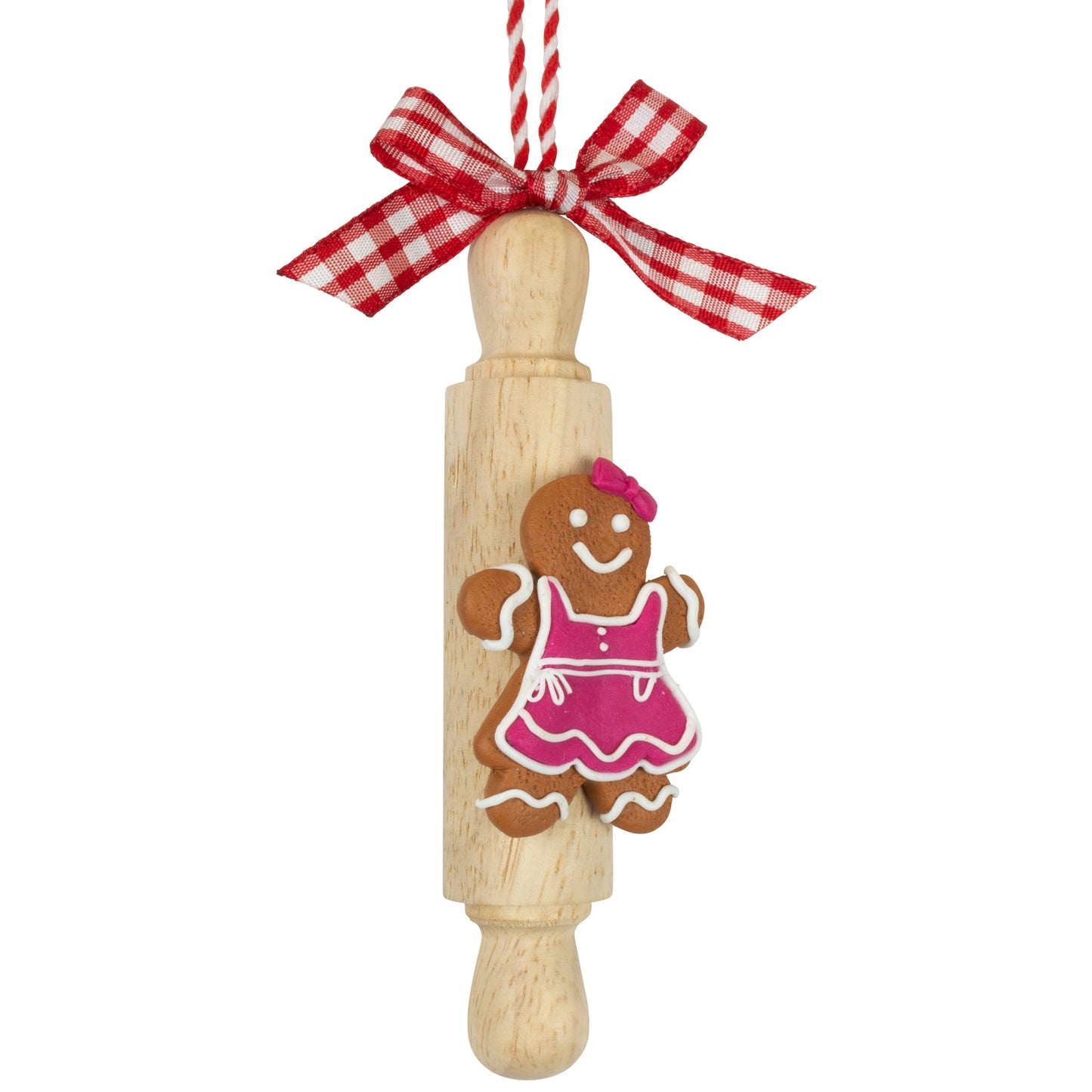 Décoration d'arbre 13cm, pâte polymère, 2 modèles, VE-144(24)