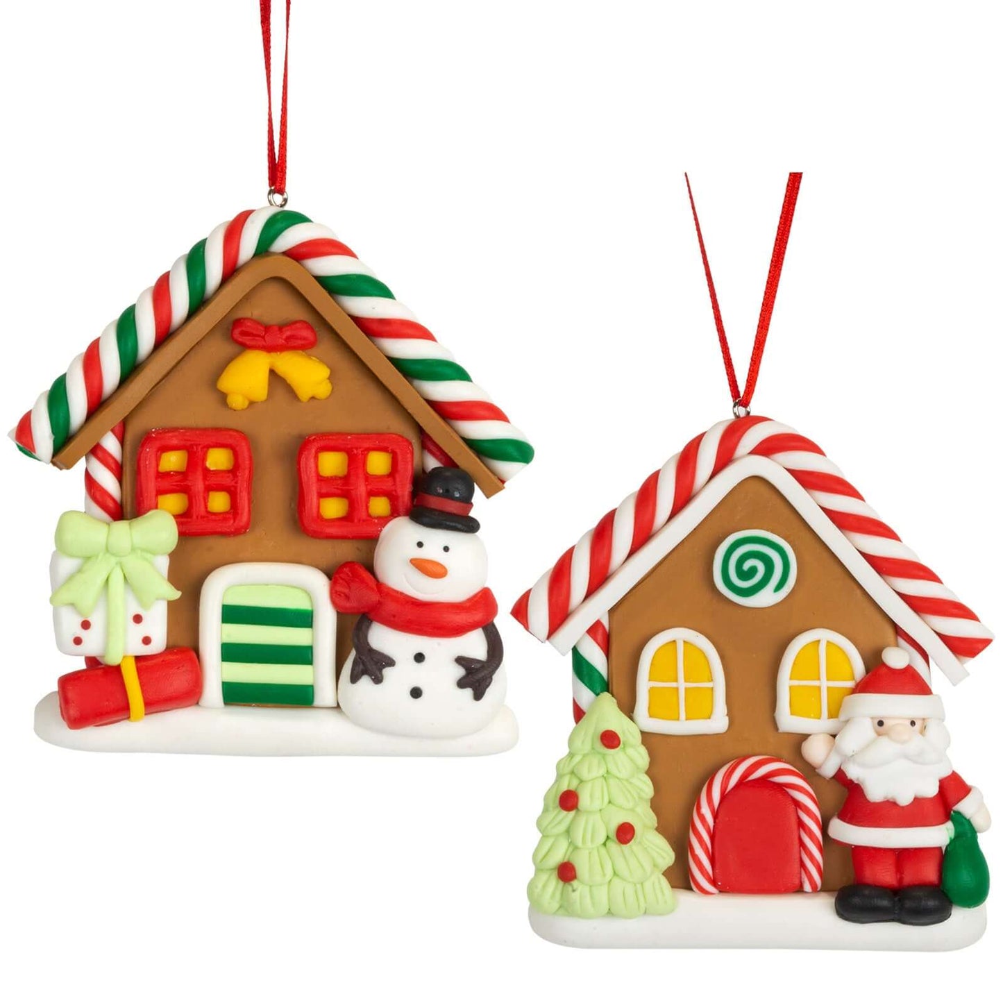 Baumschmuck 9cm, Polyclay, 2 Designs, VE-144(24)