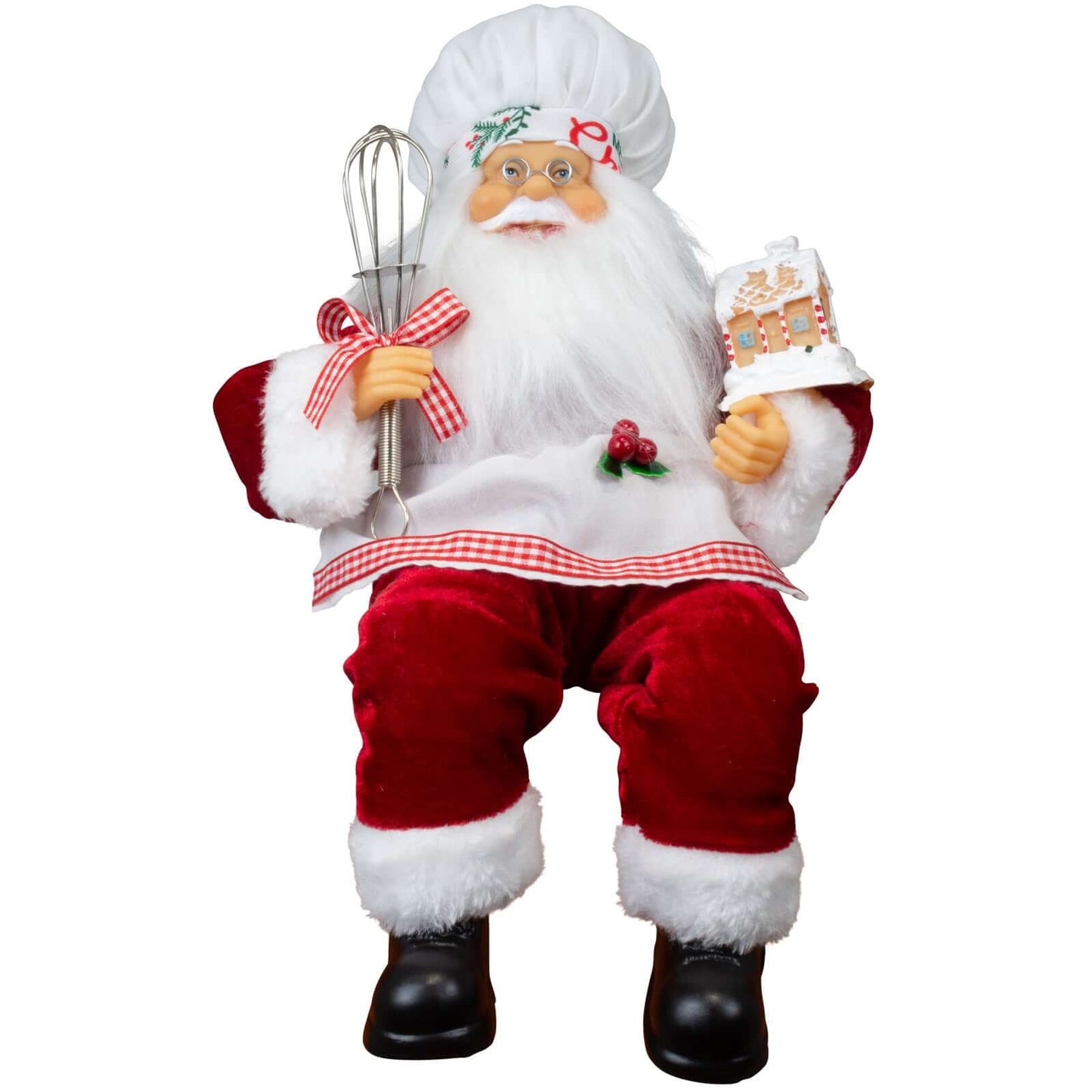 Santa Konditor 'Nicolas' sitzend 30cm, VE-6