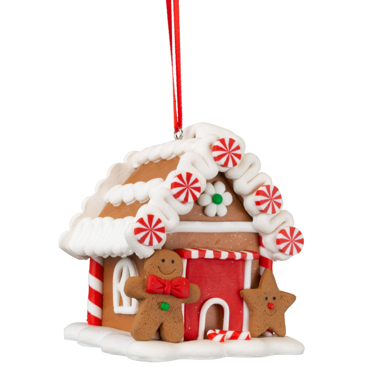 Decorazioni per albero Polyclay, 4 design, 9cm