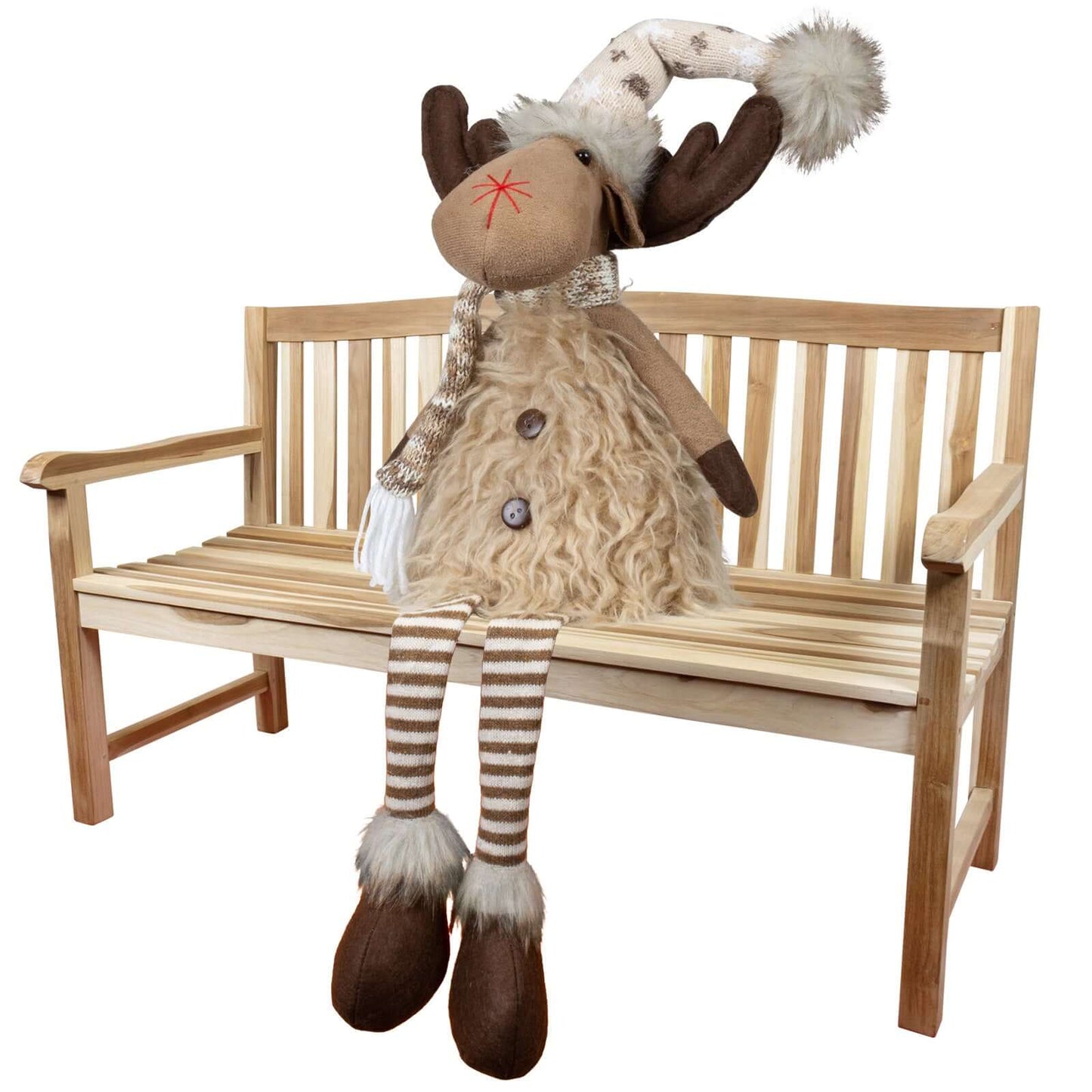 Elch Kantenhocker 27cm(65cm) LED+Timer, 2 Designs, VE-12