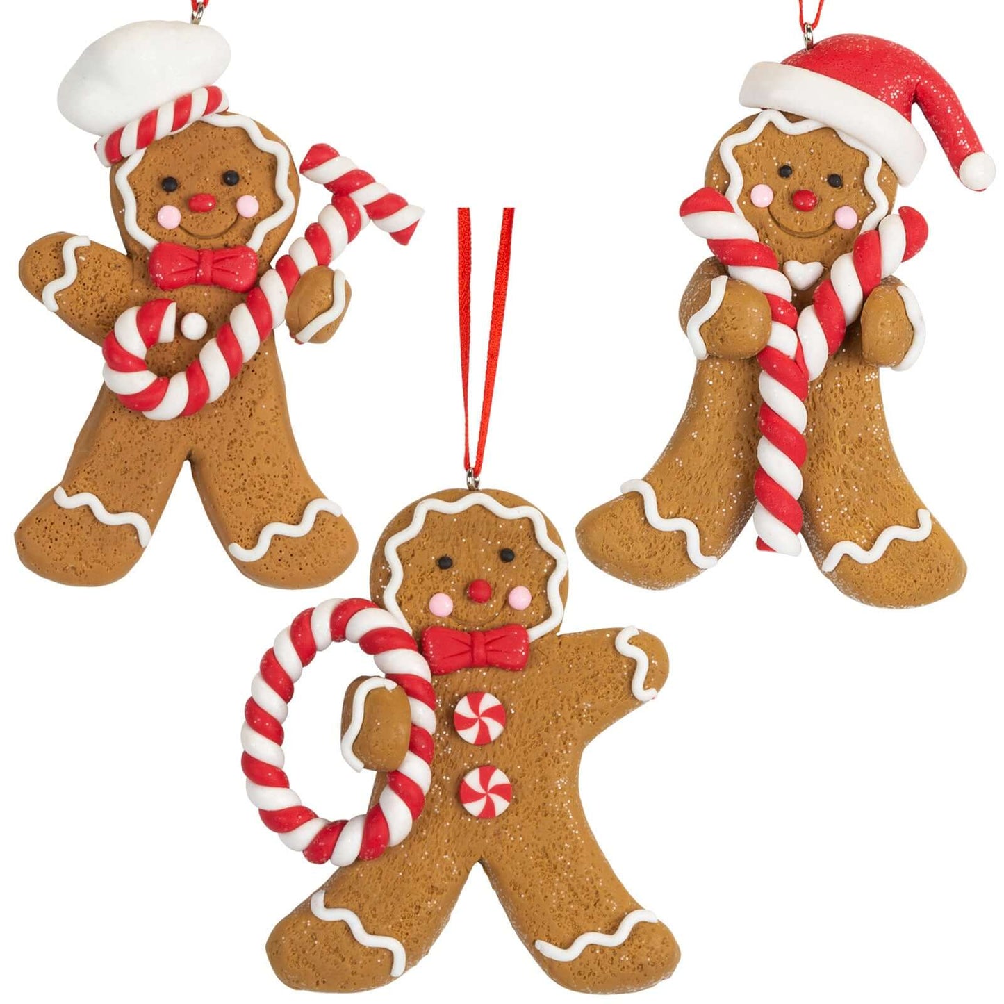 Baumschmuck 11cm, Polyclay, 3 Designs, VE-144(24)