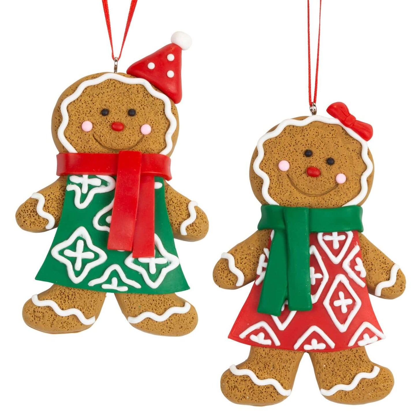 Baumschmuck 11cm, Polyclay, 2 Designs, VE-144(24)