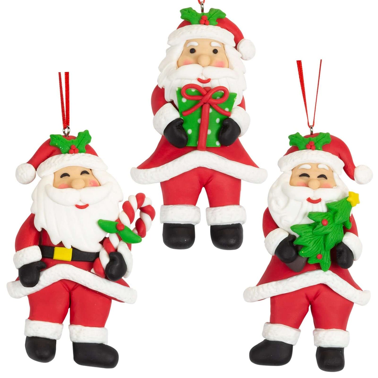 Baumschmuck 11cm, Polyclay, 3 Designs, VE-144(24)