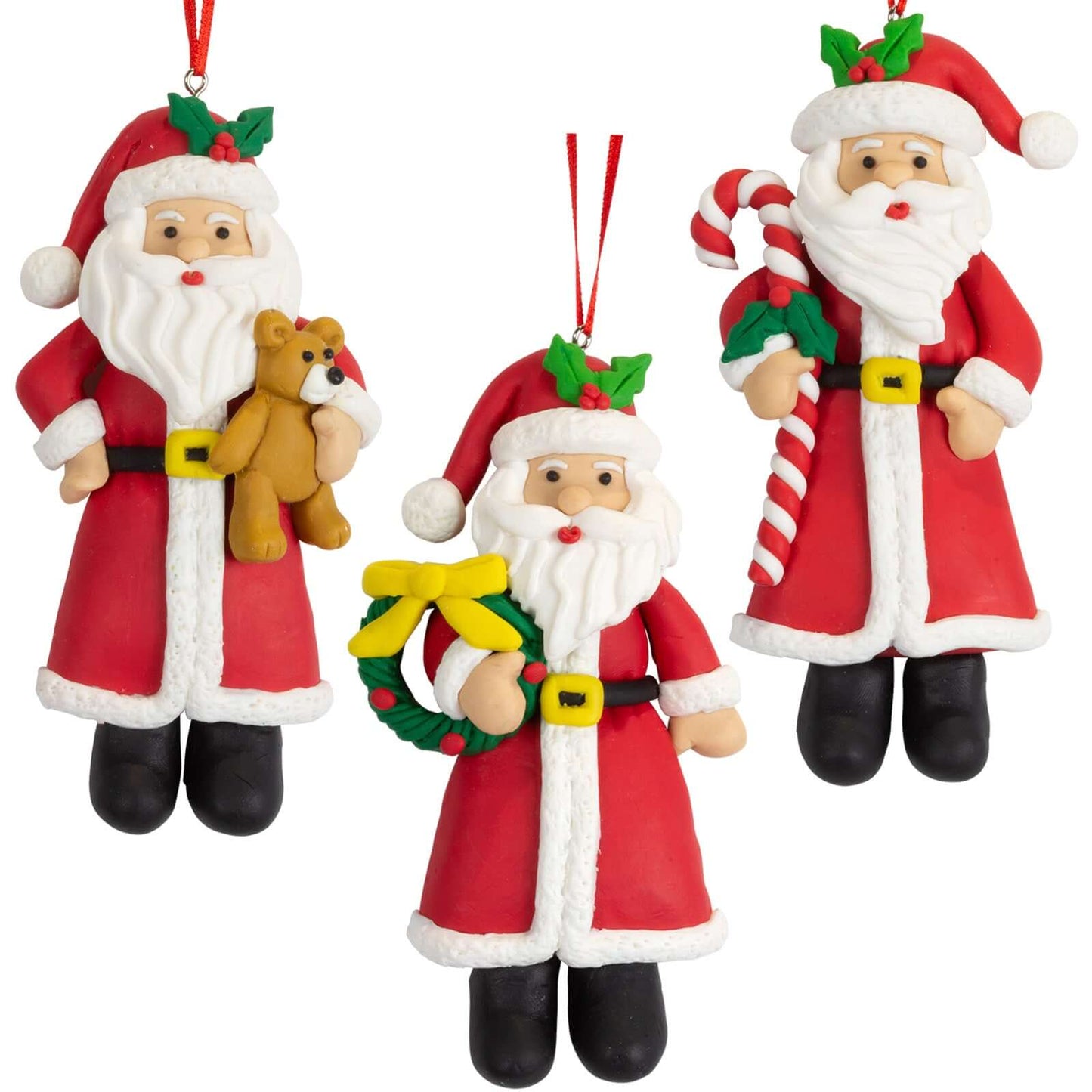 Baumschmuck 13cm, Polyclay, 3 Designs, VE-144(24)