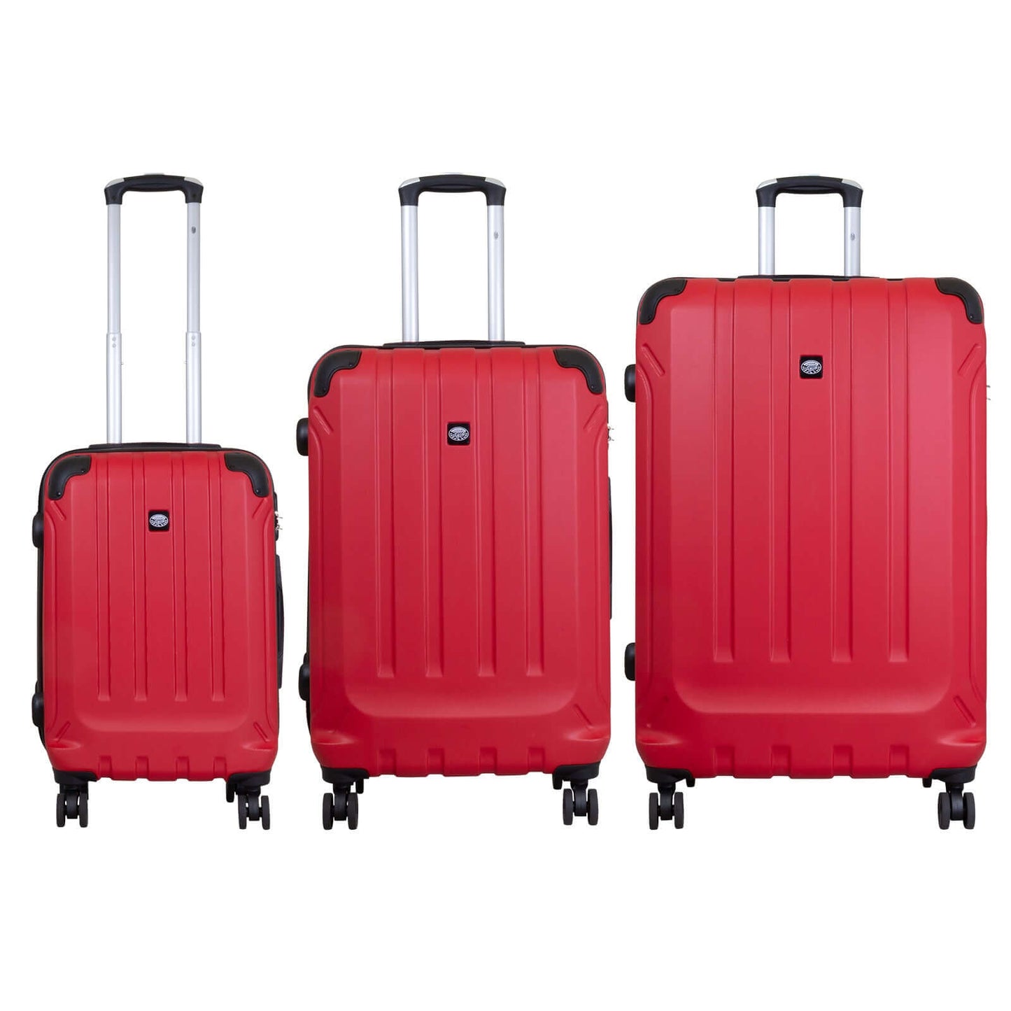 ABS Kofferset 3tlg Catalina Rot