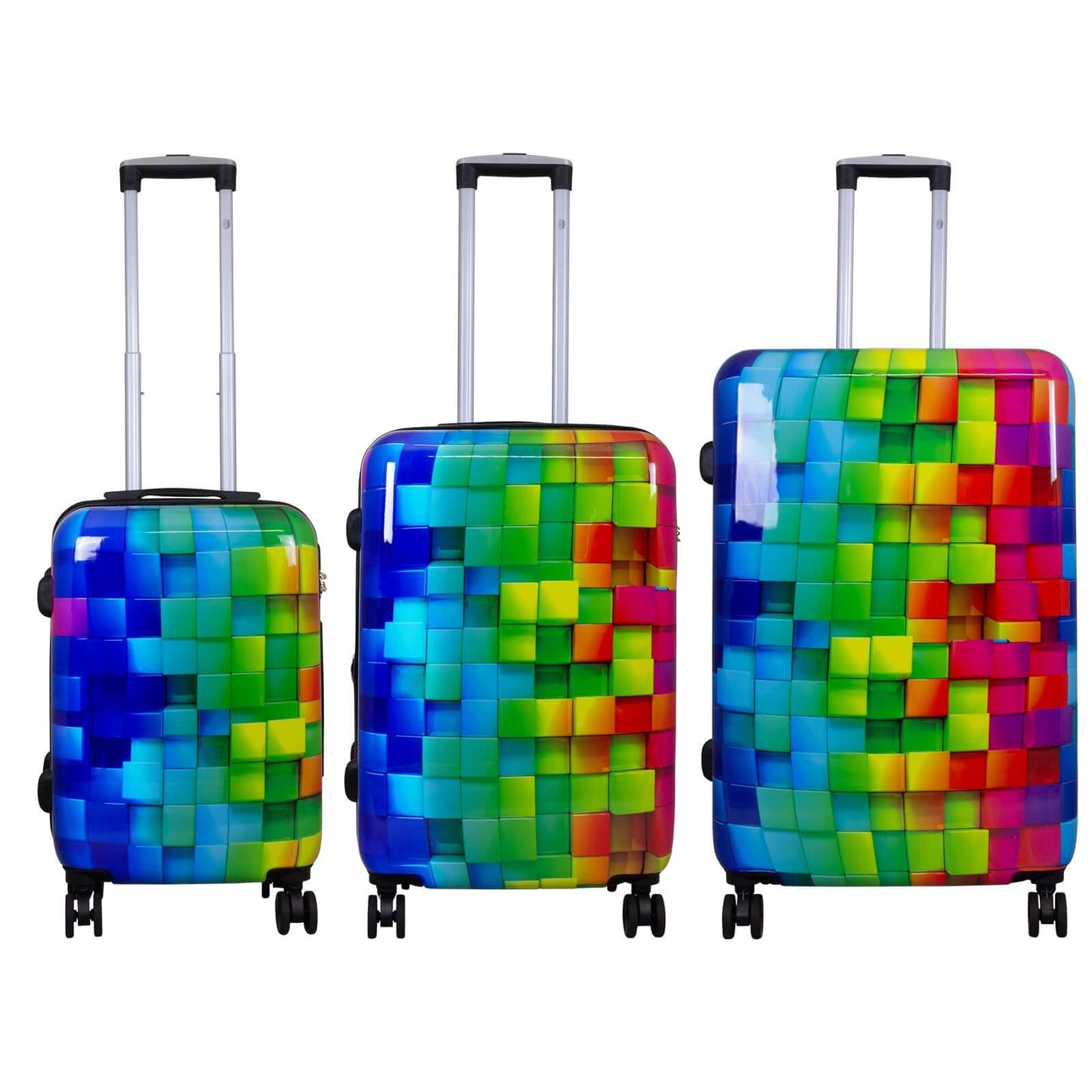 Polycarbonat Motivkofferset 3tlg Mosaik