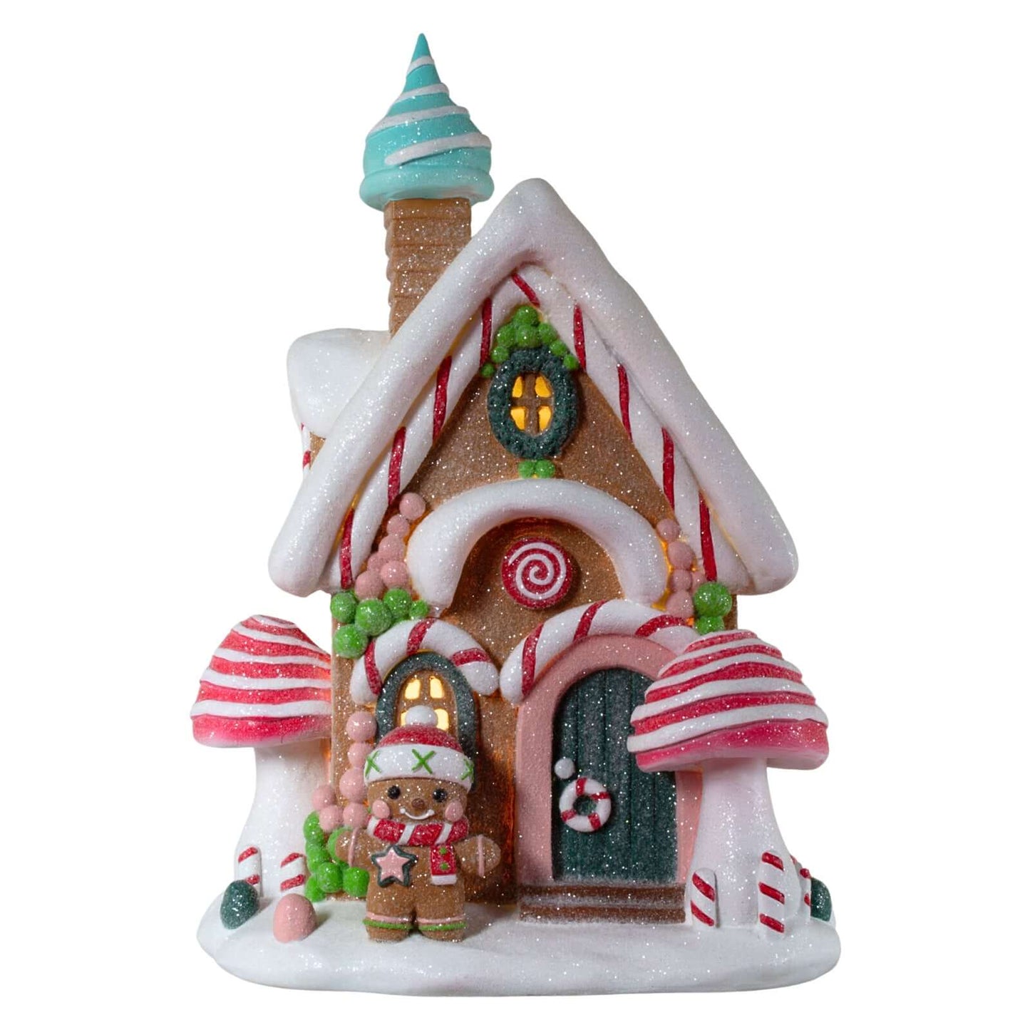 Lebkuchenhaus 30cm, Polyresin, VE-6(1)