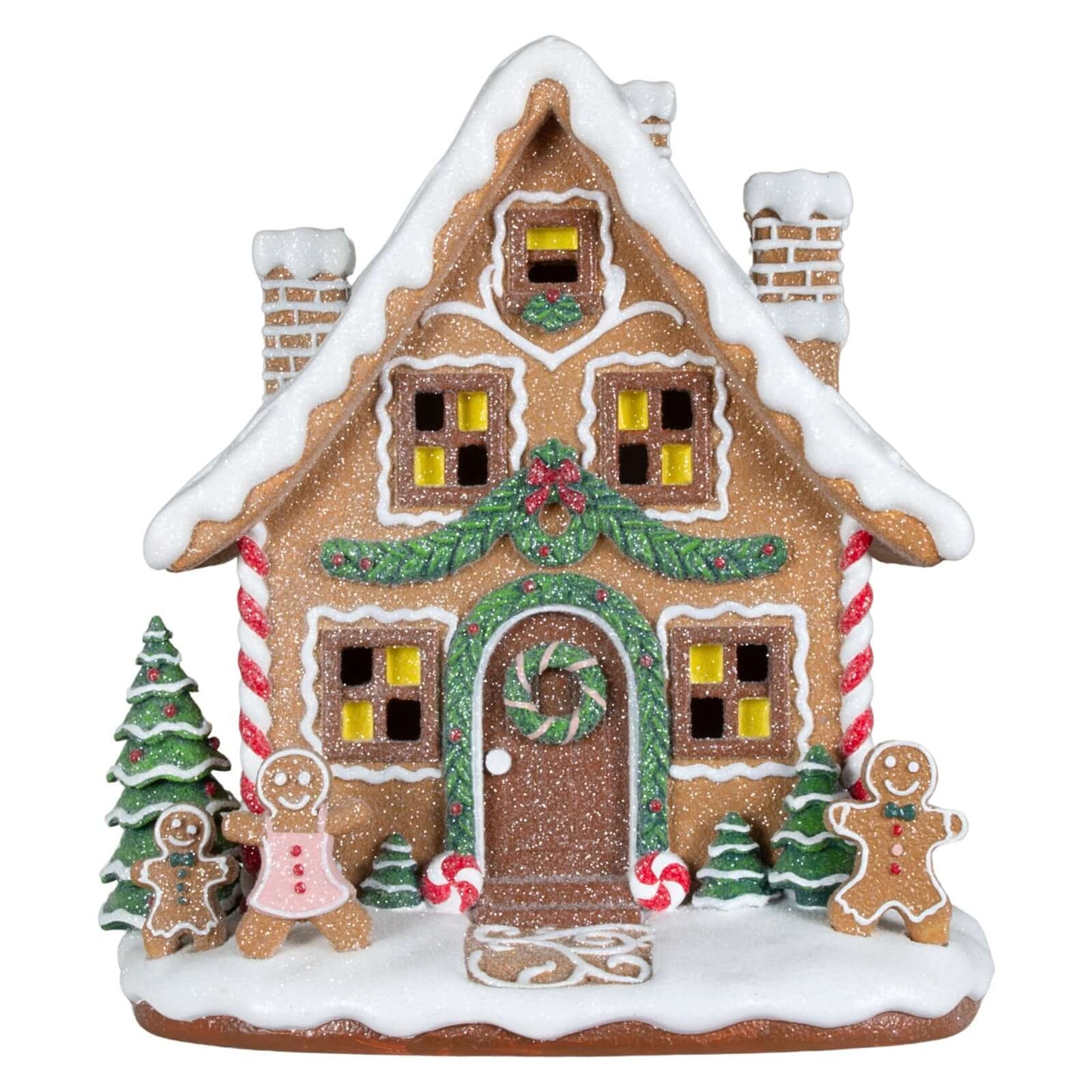 Lebkuchenhaus 24cm, Polyresin, VE-6(1)