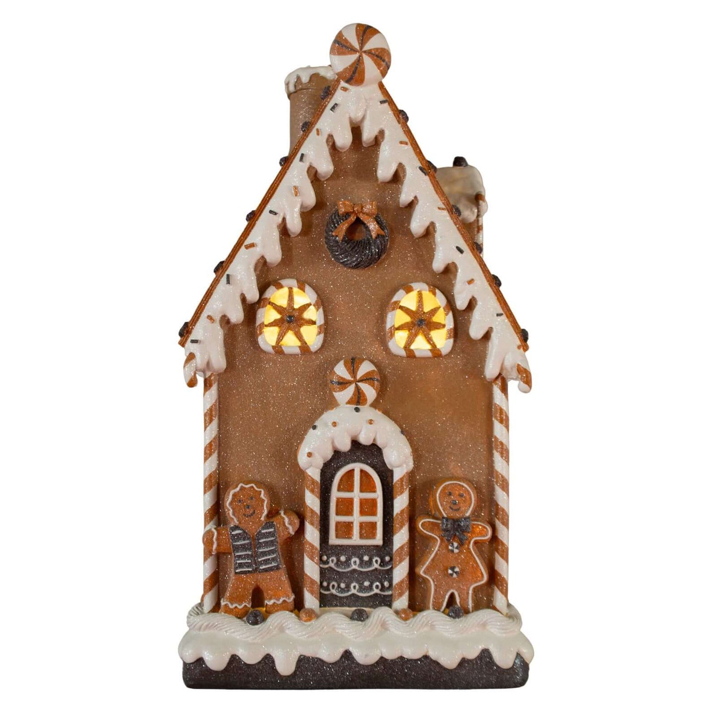 LED Lebkuchenhaus 51cm, Polyresin, VE-2(1)