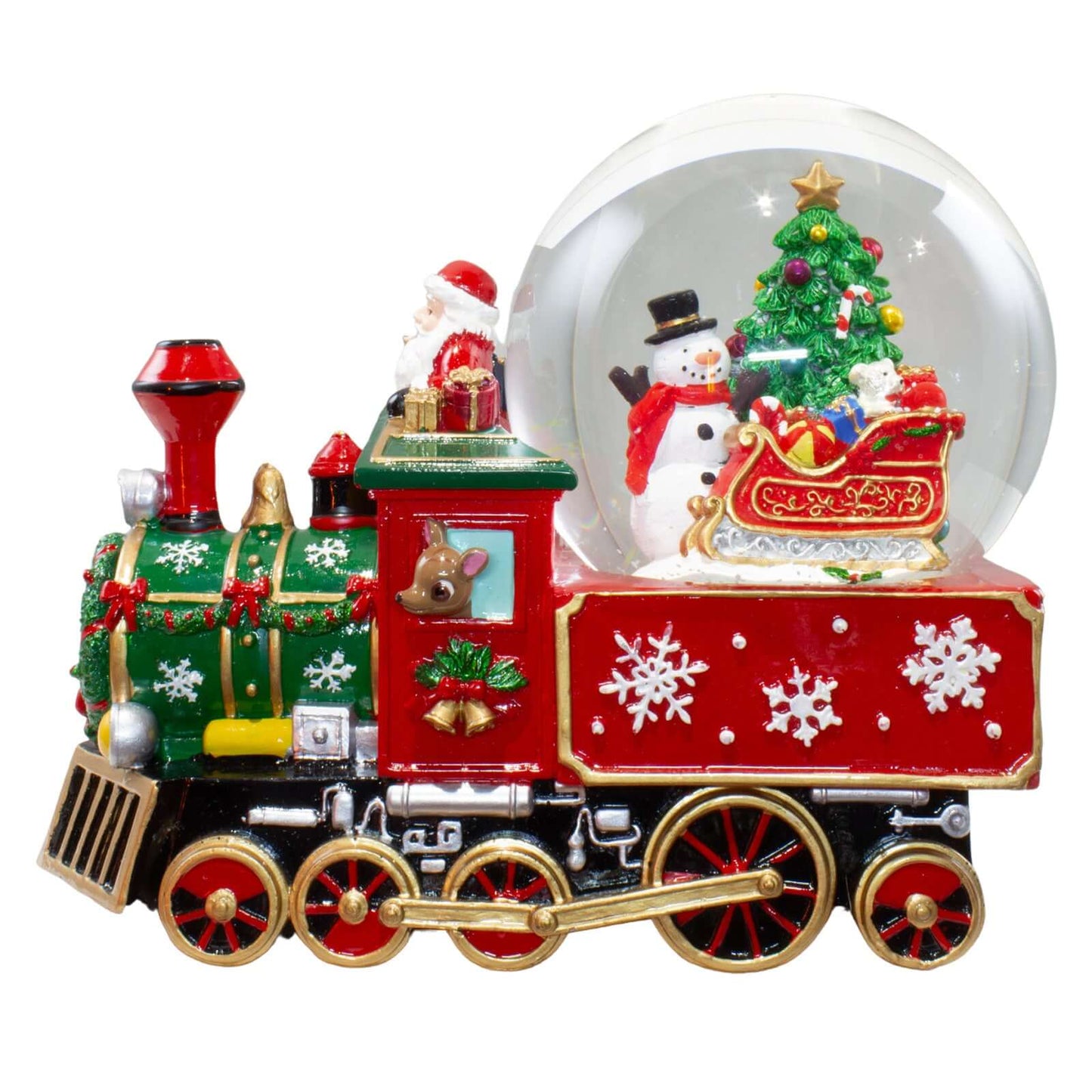 Schneekugel 25cm mit Spieluhr, VE-6(1)