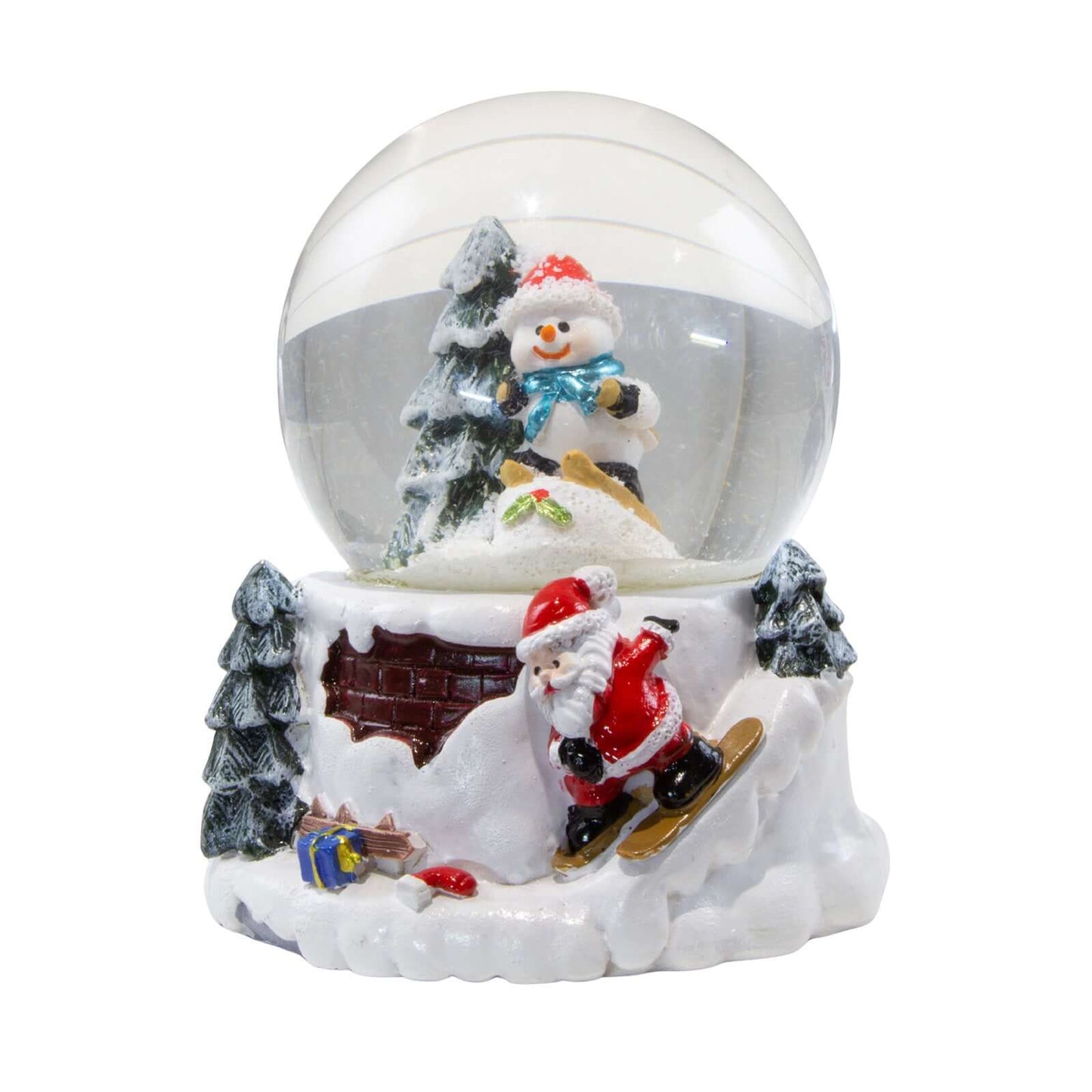 Schneekugel 10cm, 2 Designs, VE-60(1)