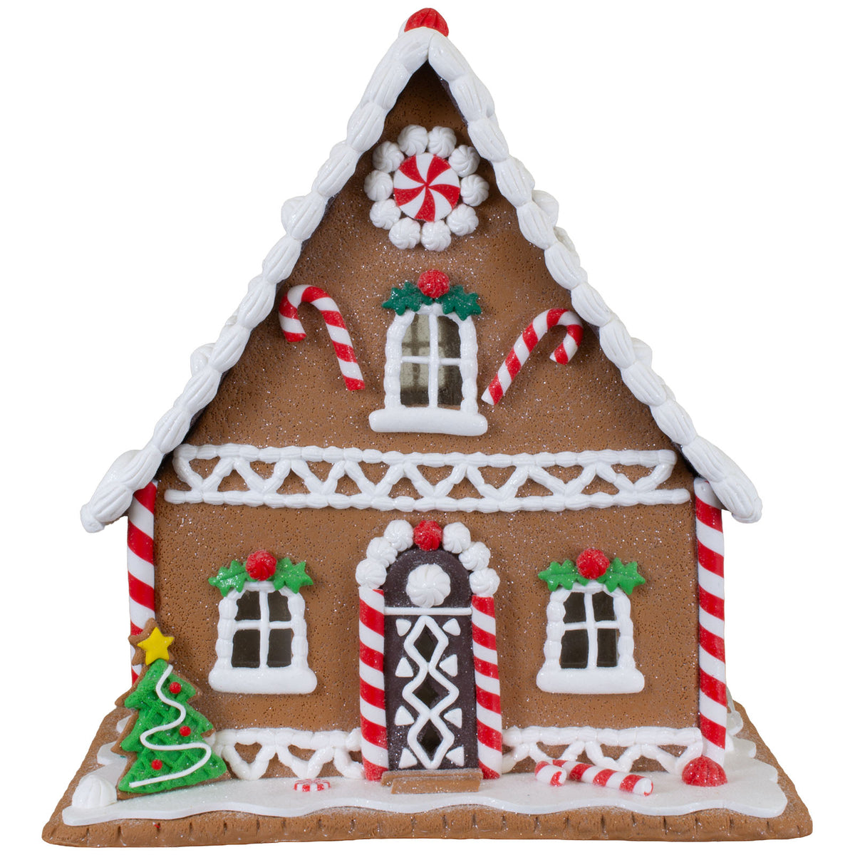 Maison en pain d'épices LED 25cm, Polyclay, VE-4(1)