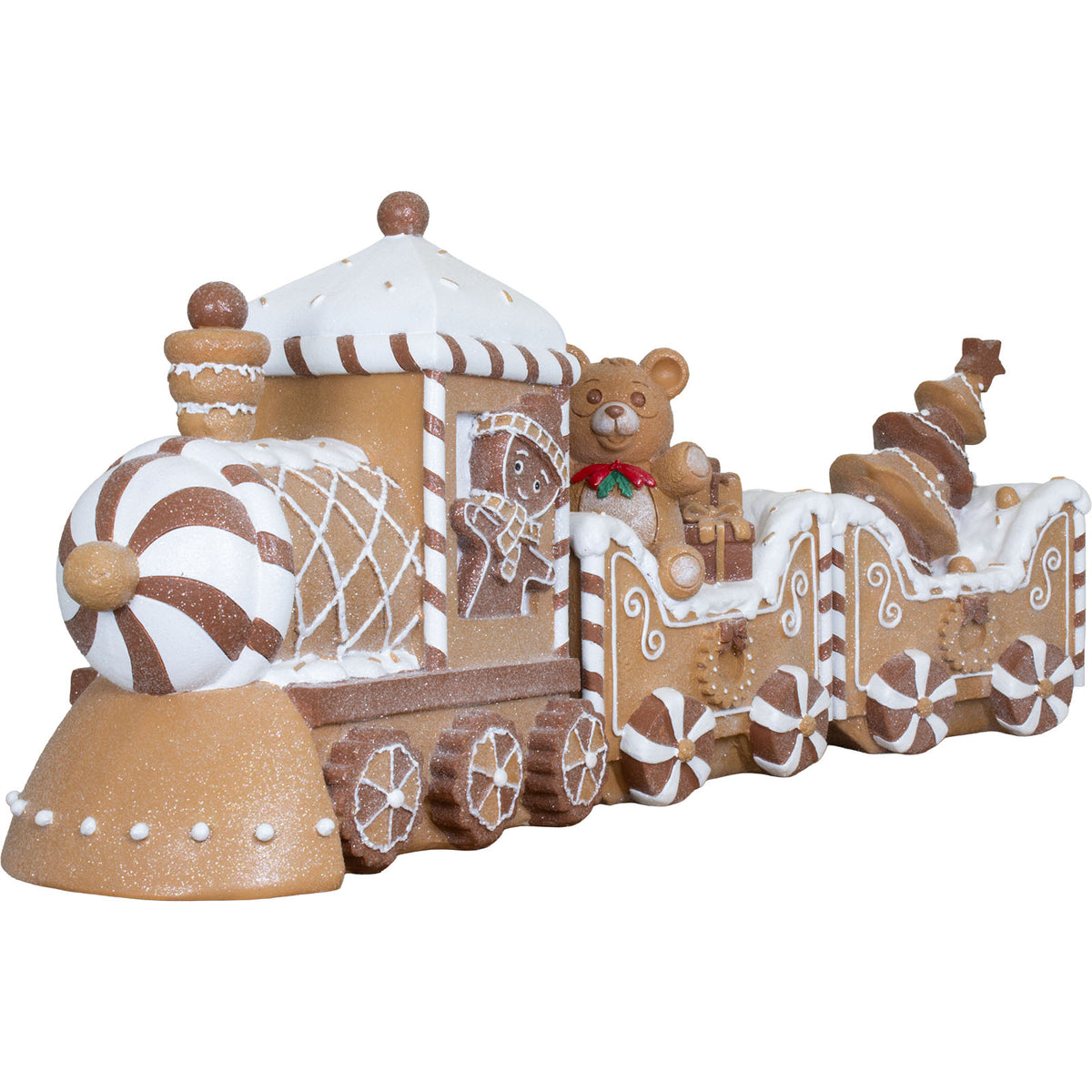 Tren de pan de jengibre 62cm, Poliresina, VE-1