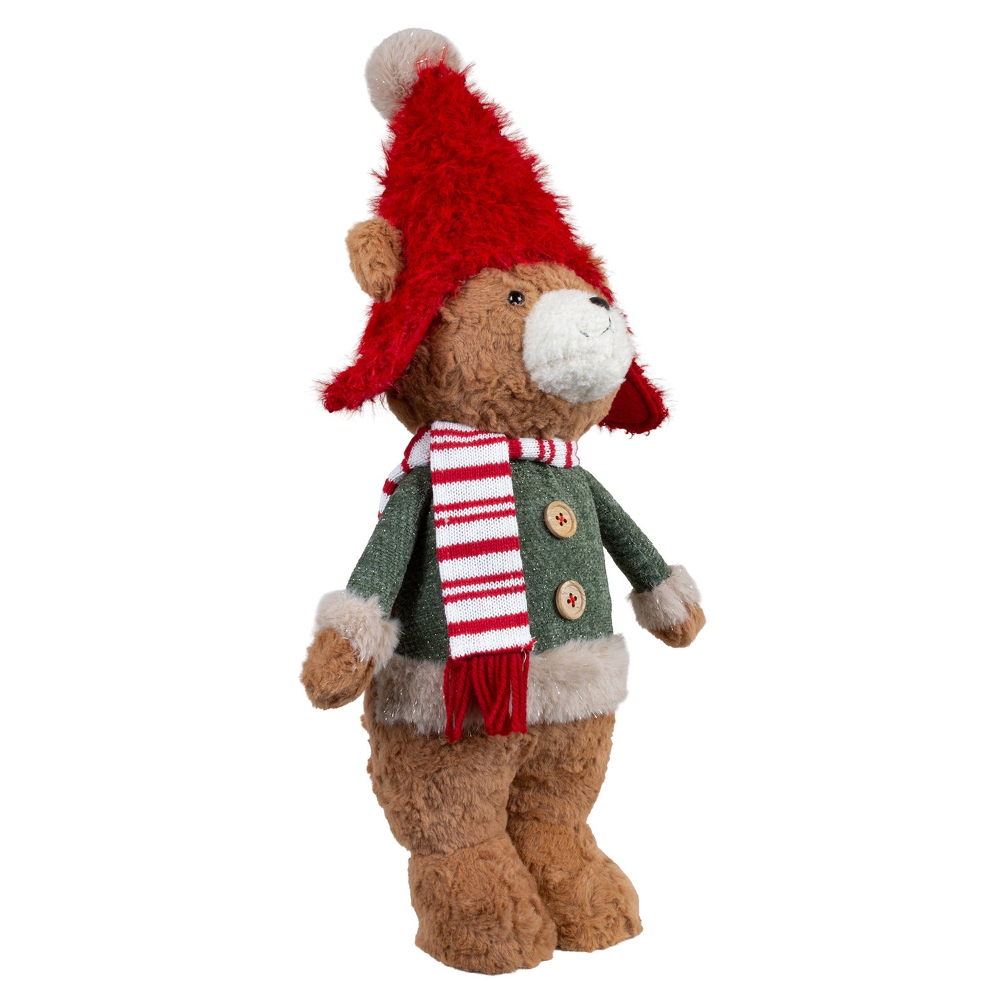 Orso di Natale in piedi 42cm, 2 modelli, VE-12
