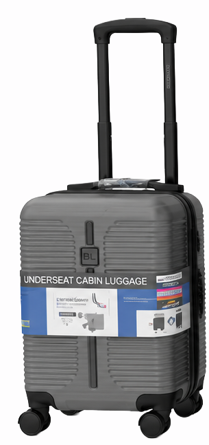 Underseat-Kabinentrolley 40x30x20cm, im Display, 4 Farben sortiert