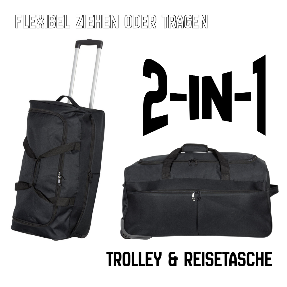 Borsa trolley 'Brooklyn' nera VE-6