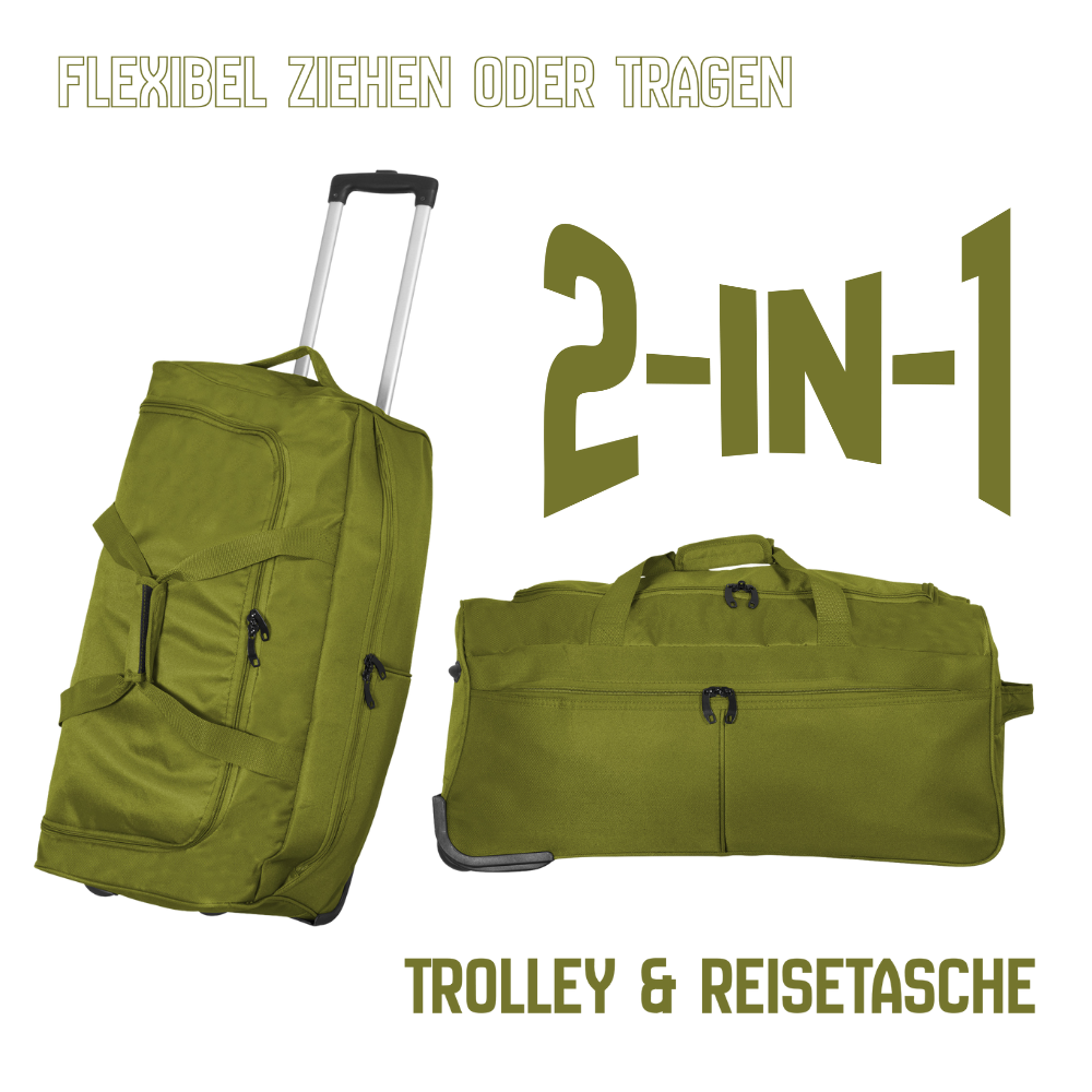 Laukkukärry 'Brooklyn' vihreä, VE-6