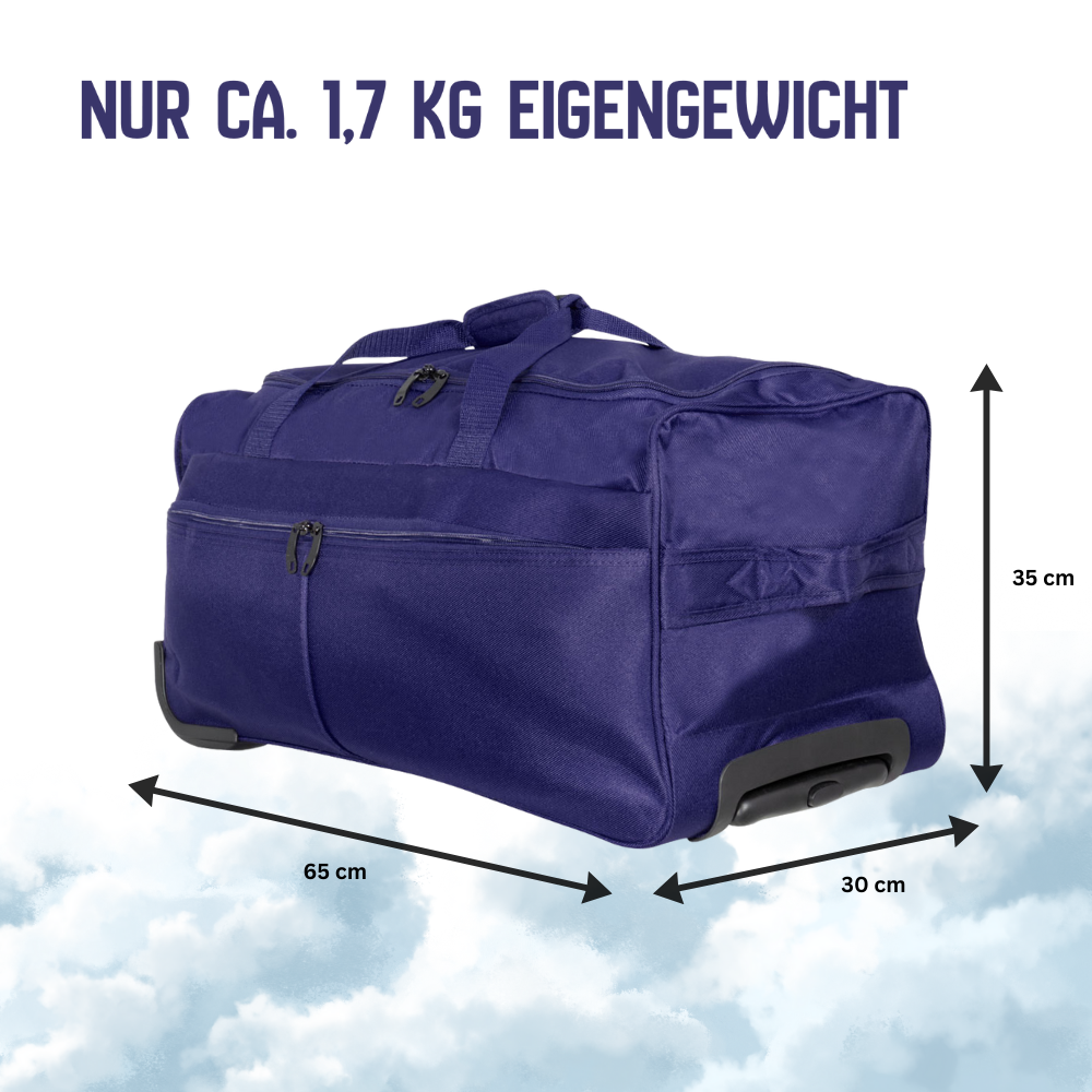 Borsa trolley 'Brooklyn' blu, VE-6