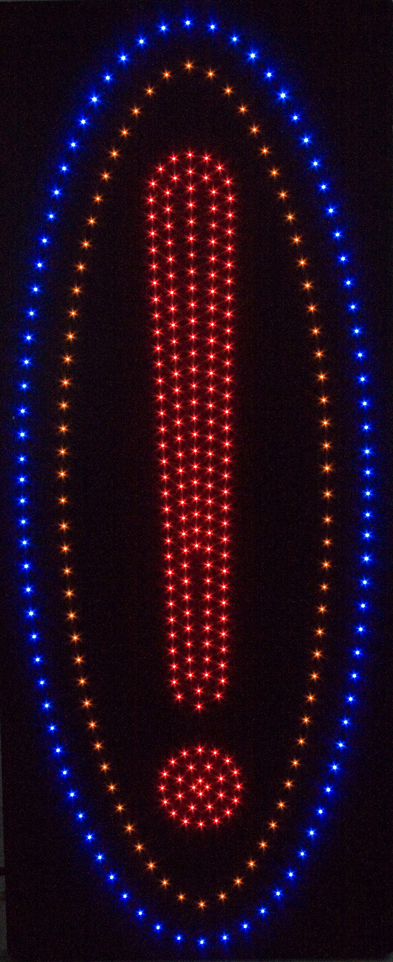 LED-mainoskyltti huutomerkki pakkaus 6 kpl