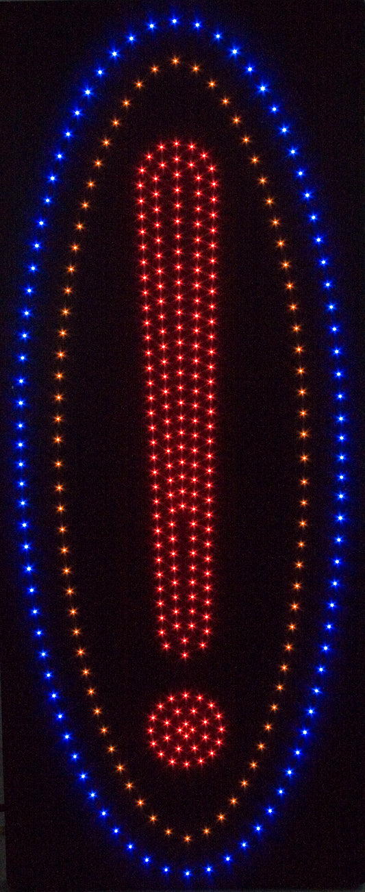 LED-SCHILD 'AUSRUFE-ZEICHEN' / VE-6
