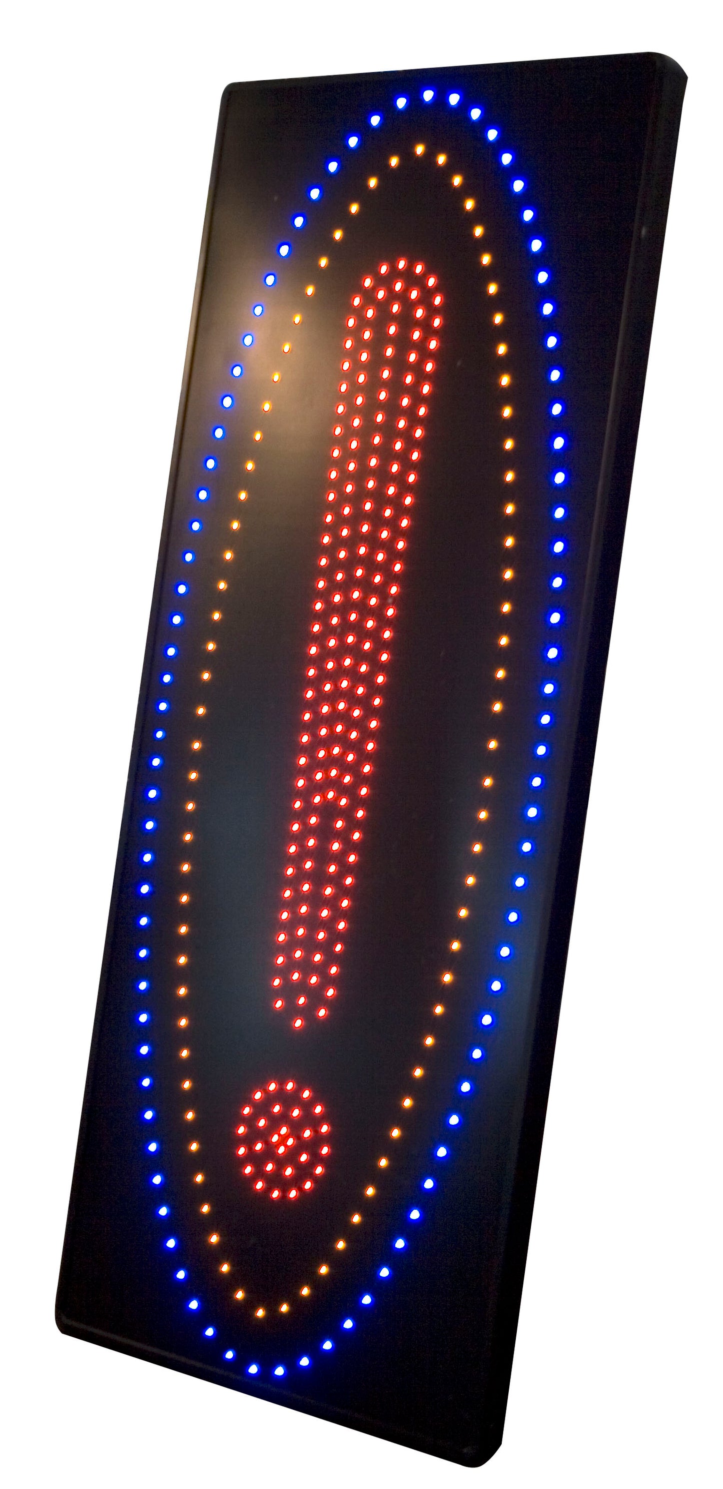 LED-mainoskyltti huutomerkki pakkaus 6 kpl