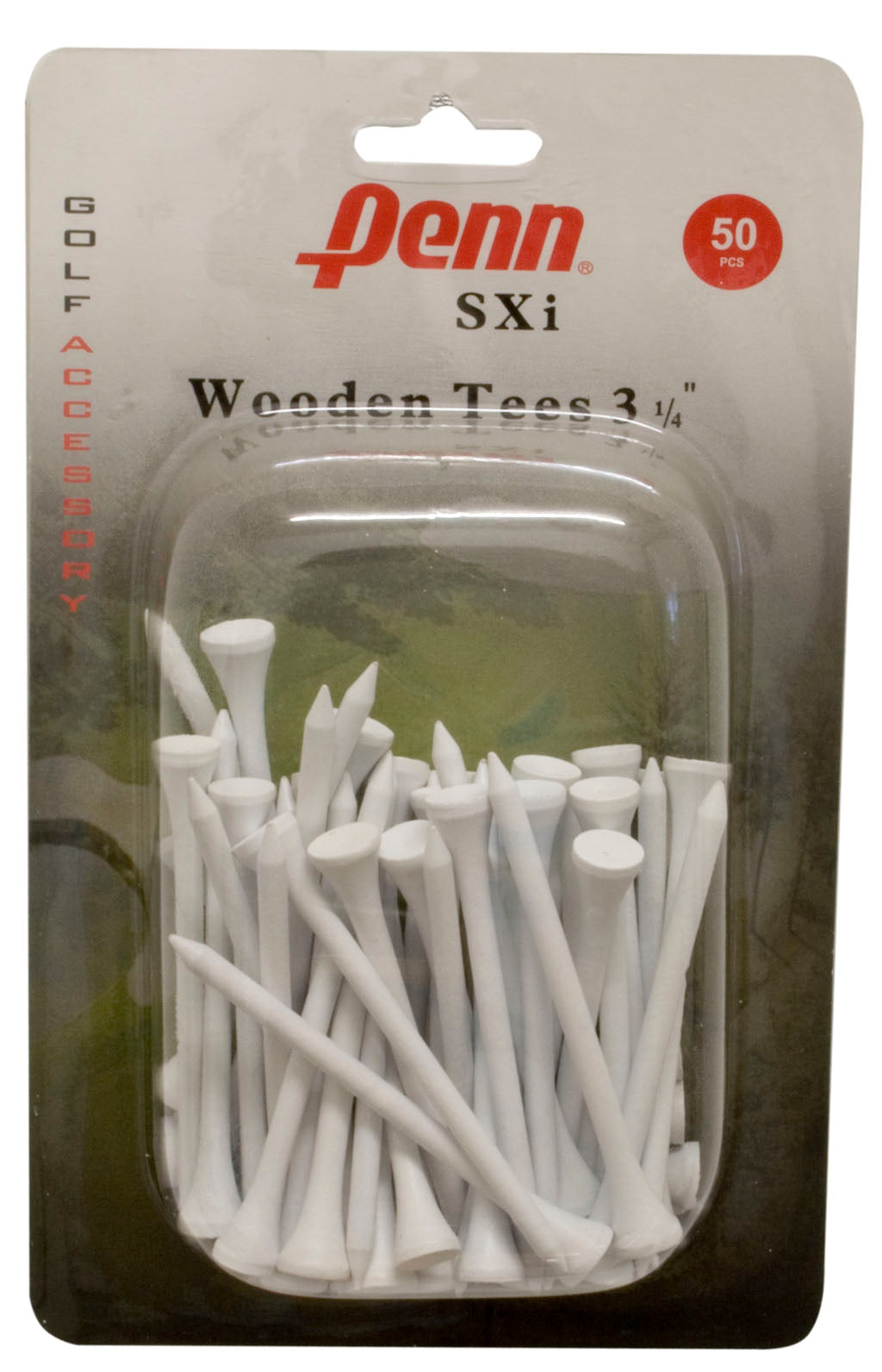 Golf-tee 3 1/4" puuta 50 kpl / pakkaus 24 (X)