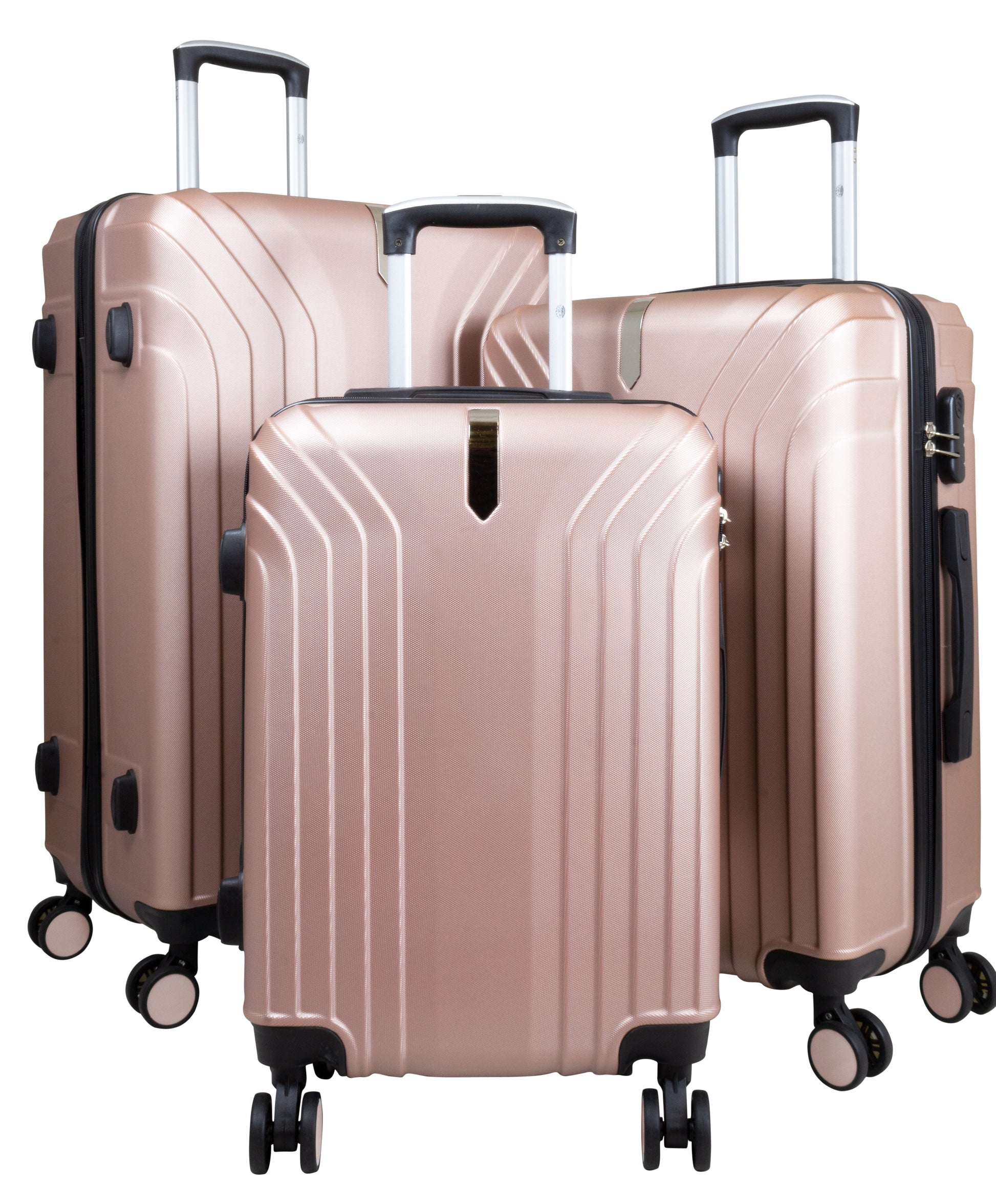ABS Kofferset 3tlg Palma24 rosegold