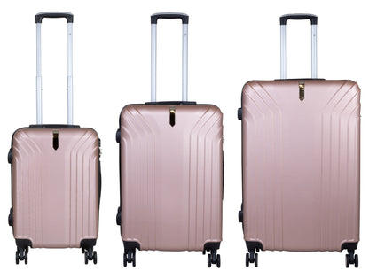ABS Kofferset 3tlg Palma24 rosegold