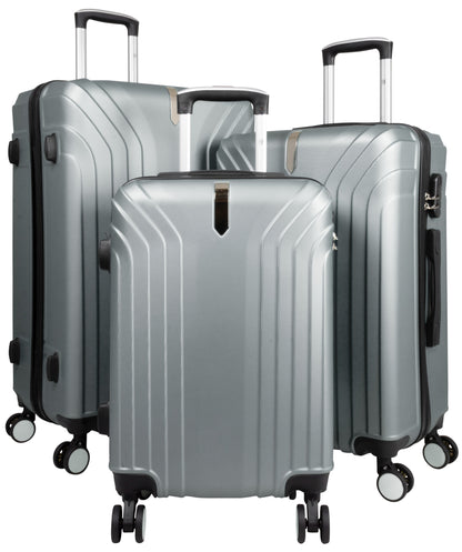 ABS Kofferset 3tlg Palma24 silber